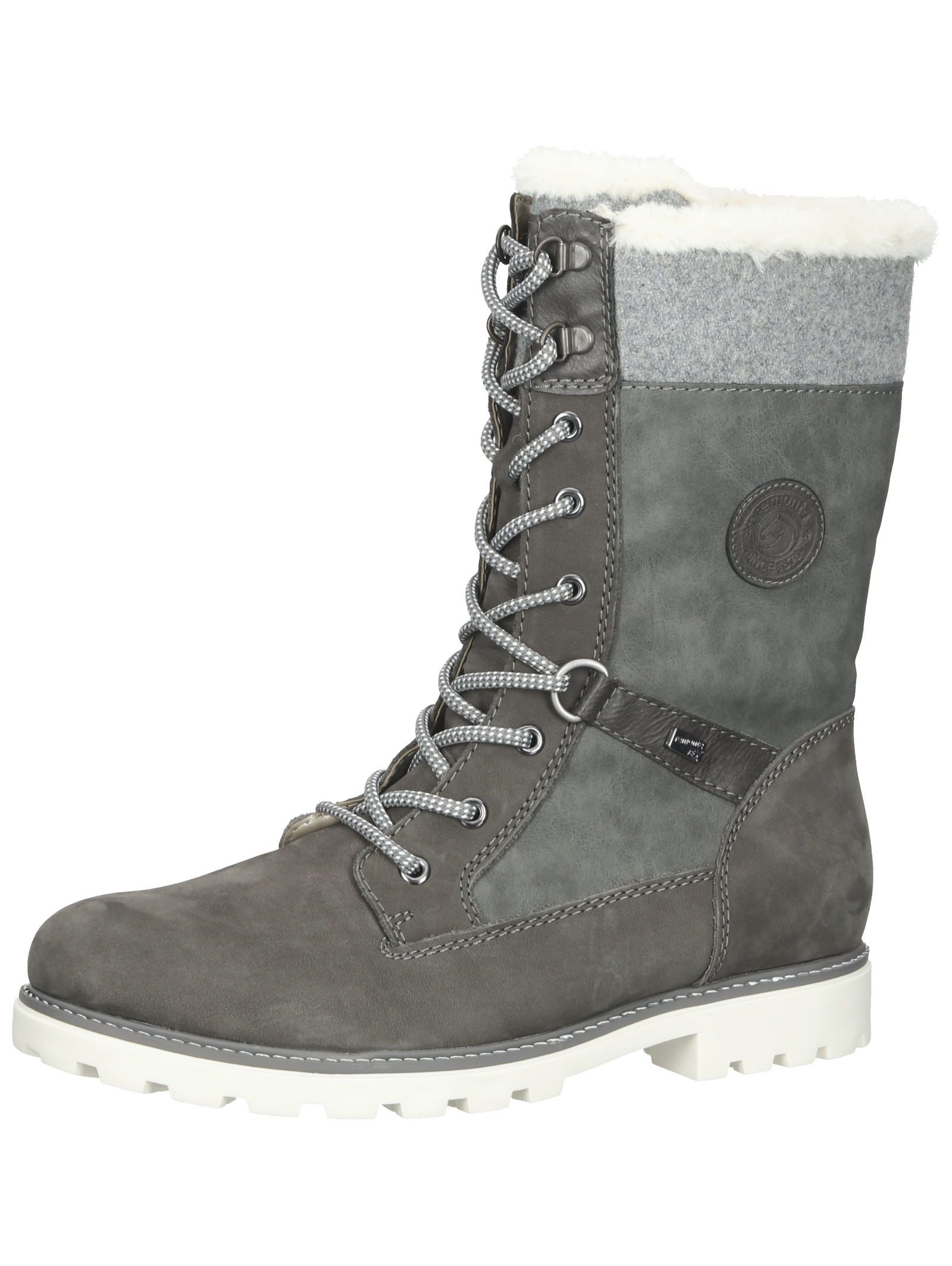 Remonte Remonte Stiefel Lederimitat/Textil Schnürstiefel