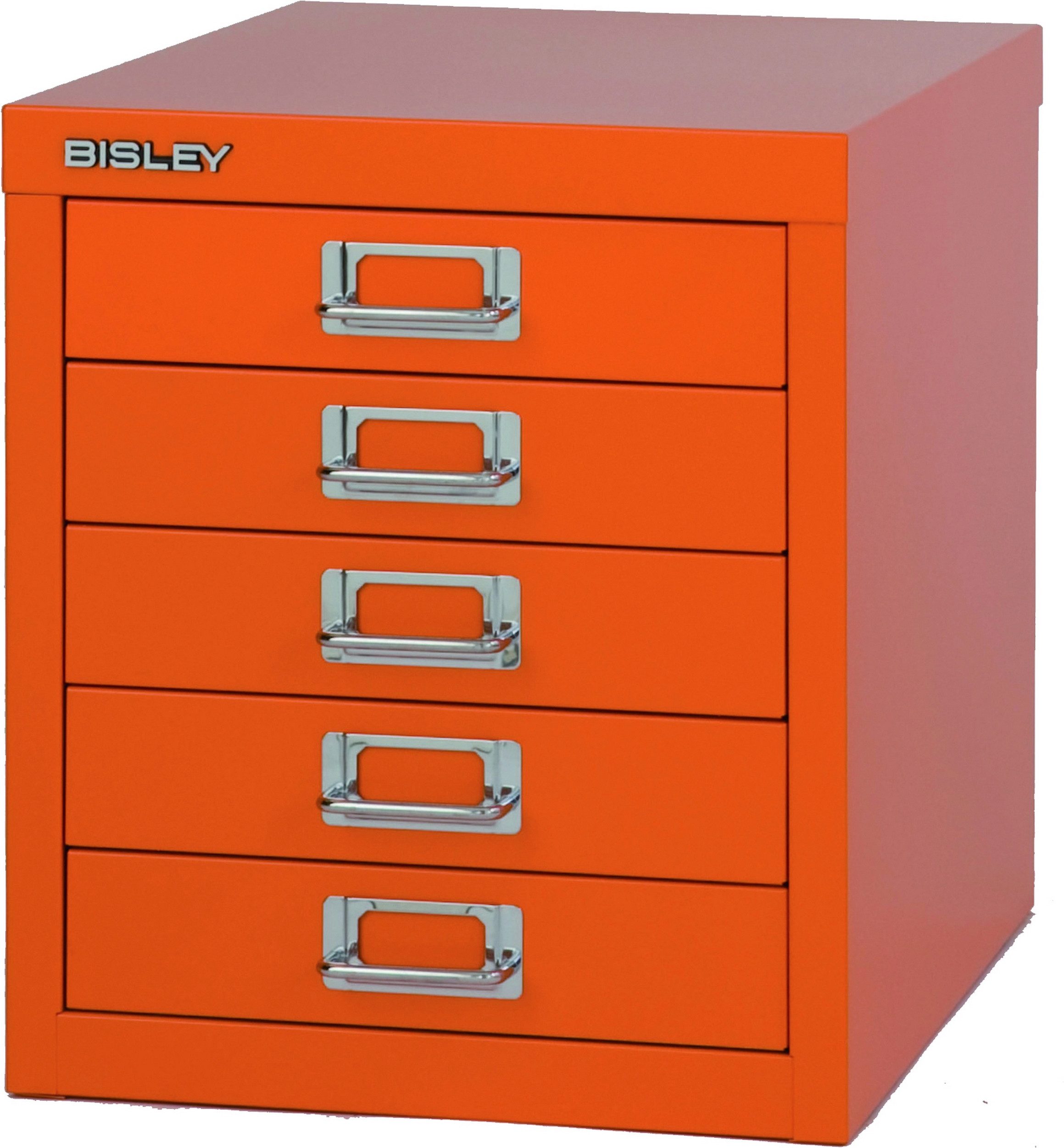 Bisley Aktenschrank MultiDrawer Schubladenschrank in Orange - Maße: H 33 x B 28 x T 38 cm