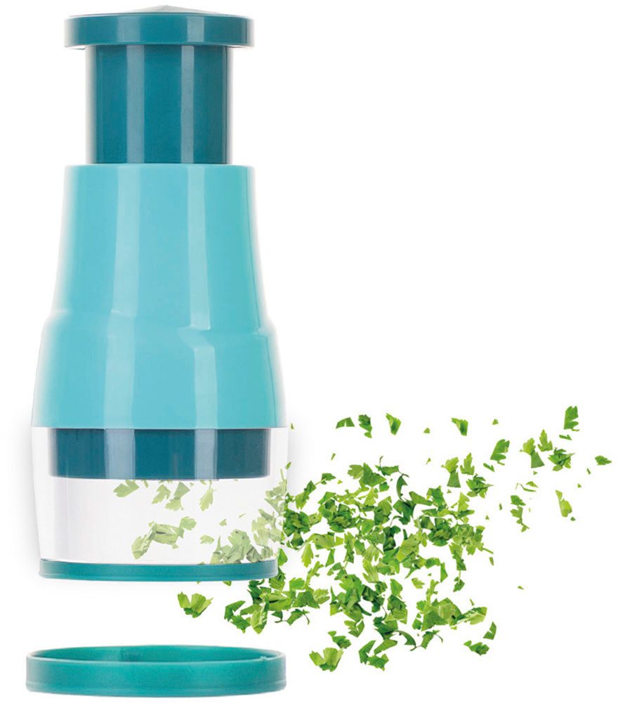 Genius Gemüseschneider Genius Minis, Kombi-Set inkl. Edelstahl-Schüsseln, Set 19-tlg., 3 Schüsseln mit Deckel, Multihacker, Multischneider, Spiralschneider