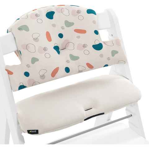 Hauck Kinder-Sitzauflage Select, Jersey Organic, passend für den ALPHA+ Holzhochstuhl und weitere Modelle