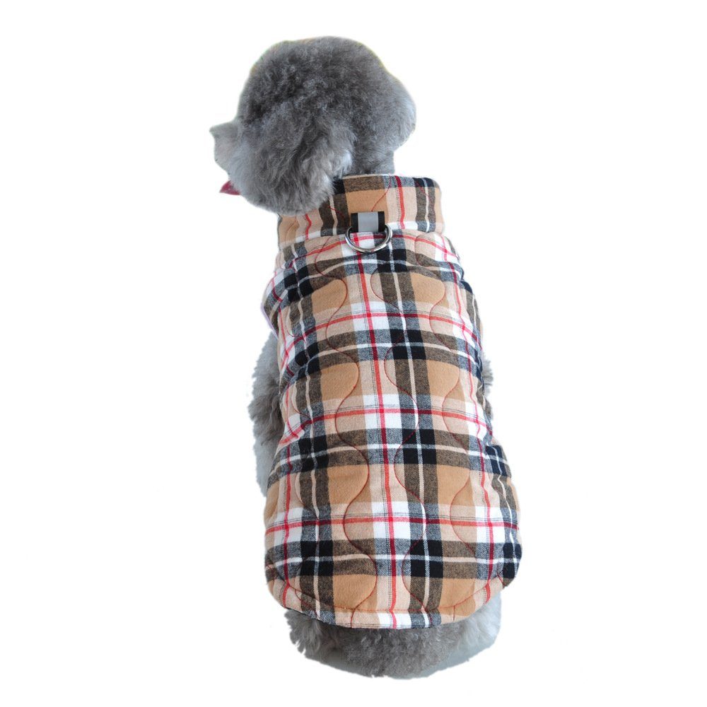Katde Hundekleid Reflektierender Hundemantel, Winter-Hundejacke, warme Welpenweste