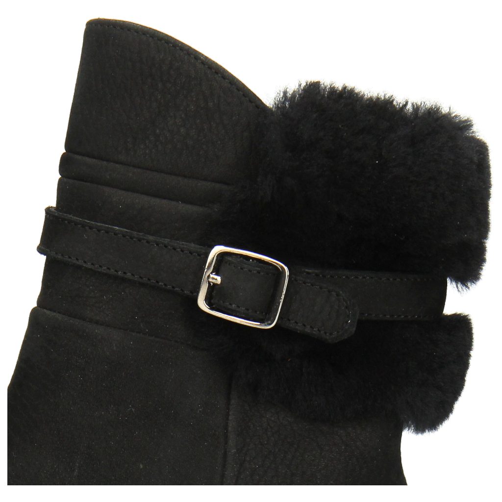 Black Melvin 138 Como Hamilton Stiefelette Sally Fur &