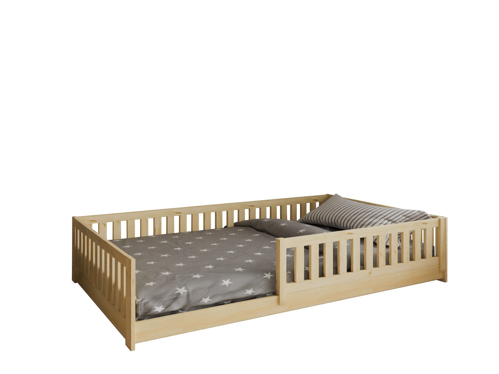 thematys Kinderbett Bodenbett mit Rausfallschutz für Kinder - MADE IN EU - günstig online kaufen