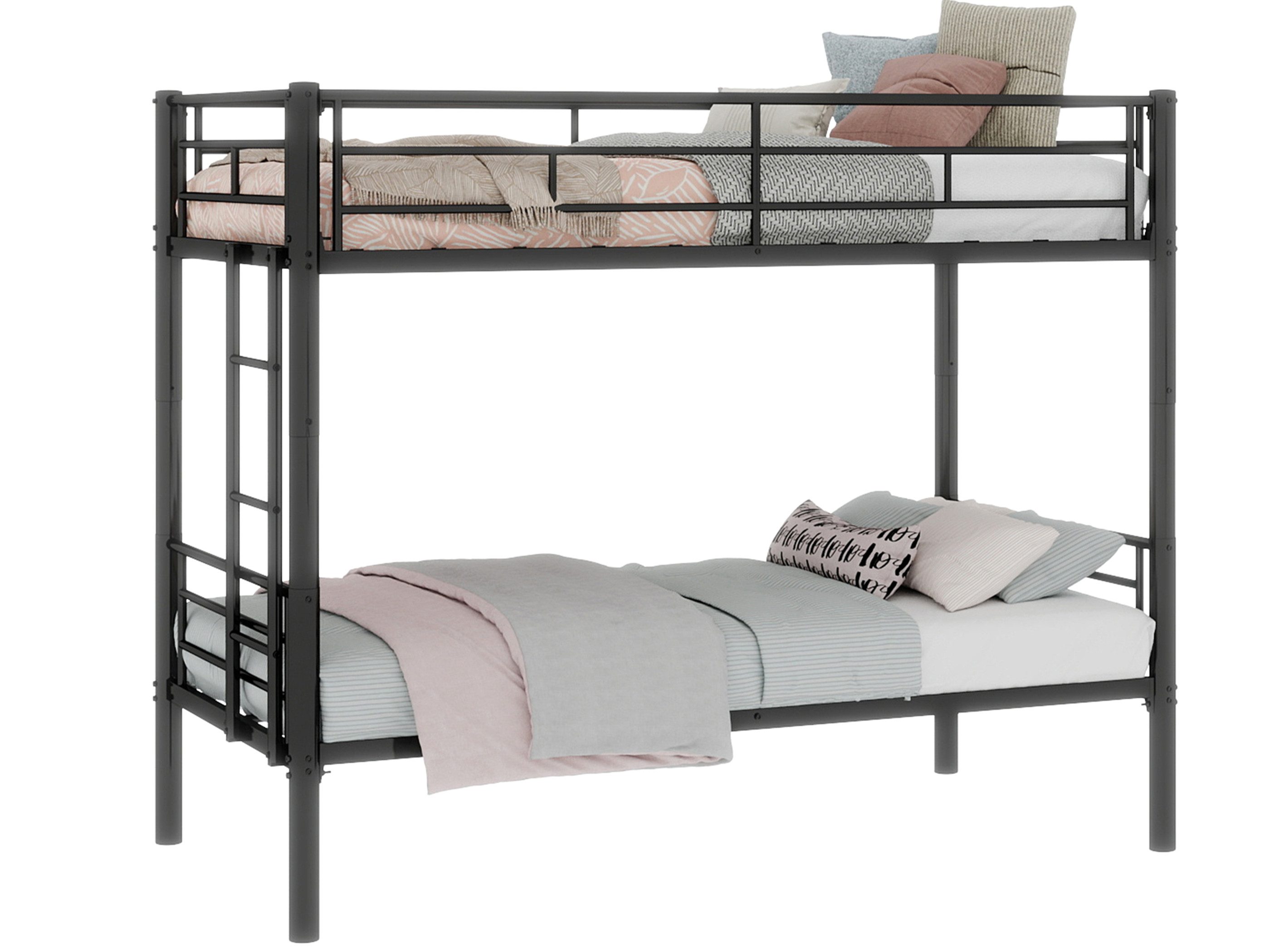 Etagenbett Flexible Kinderbett 2 in 1 Einzelbetten mit Dreistufiger Leiter