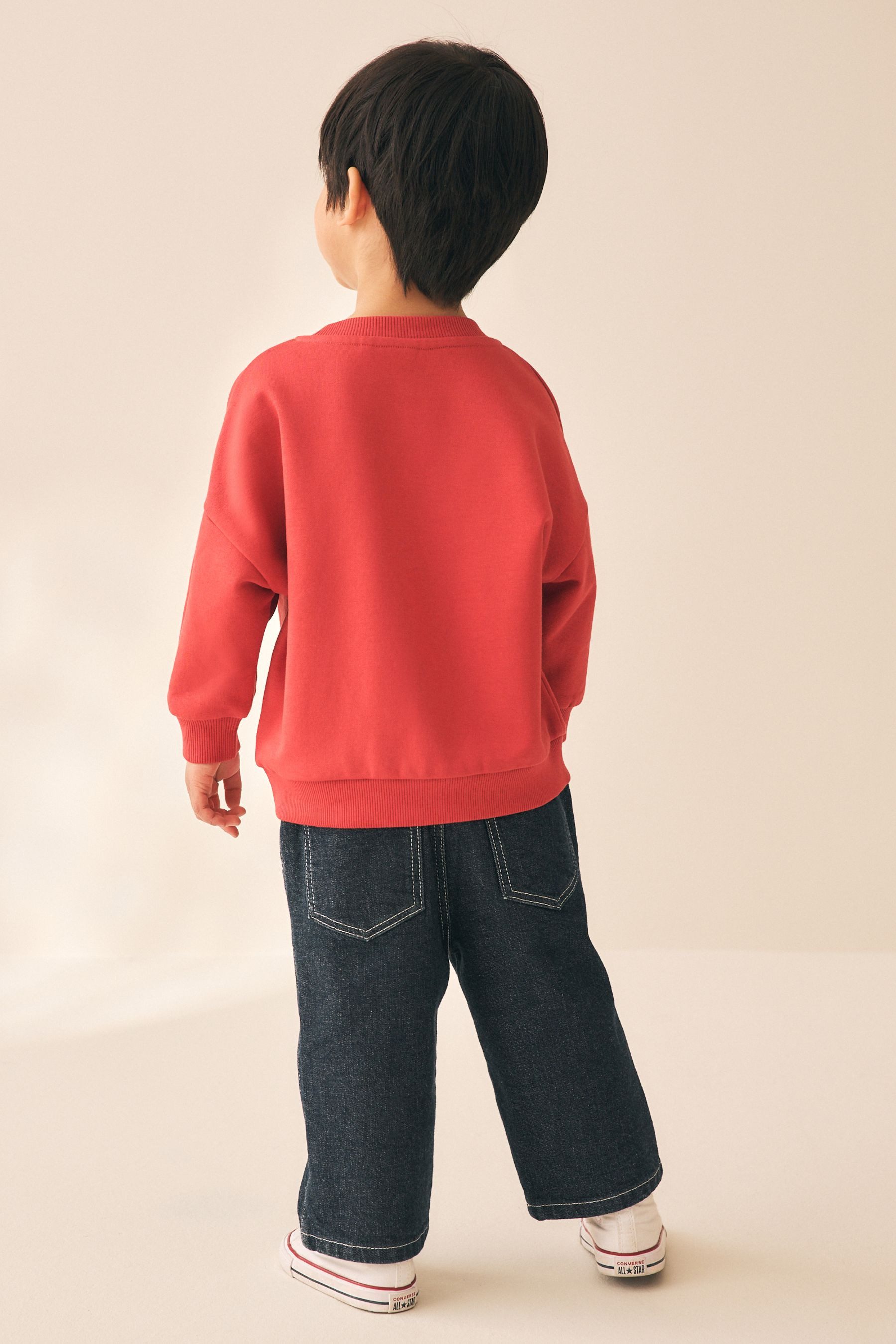 Next Sweater Sweatshirt mit Aufdruck (1-tlg)