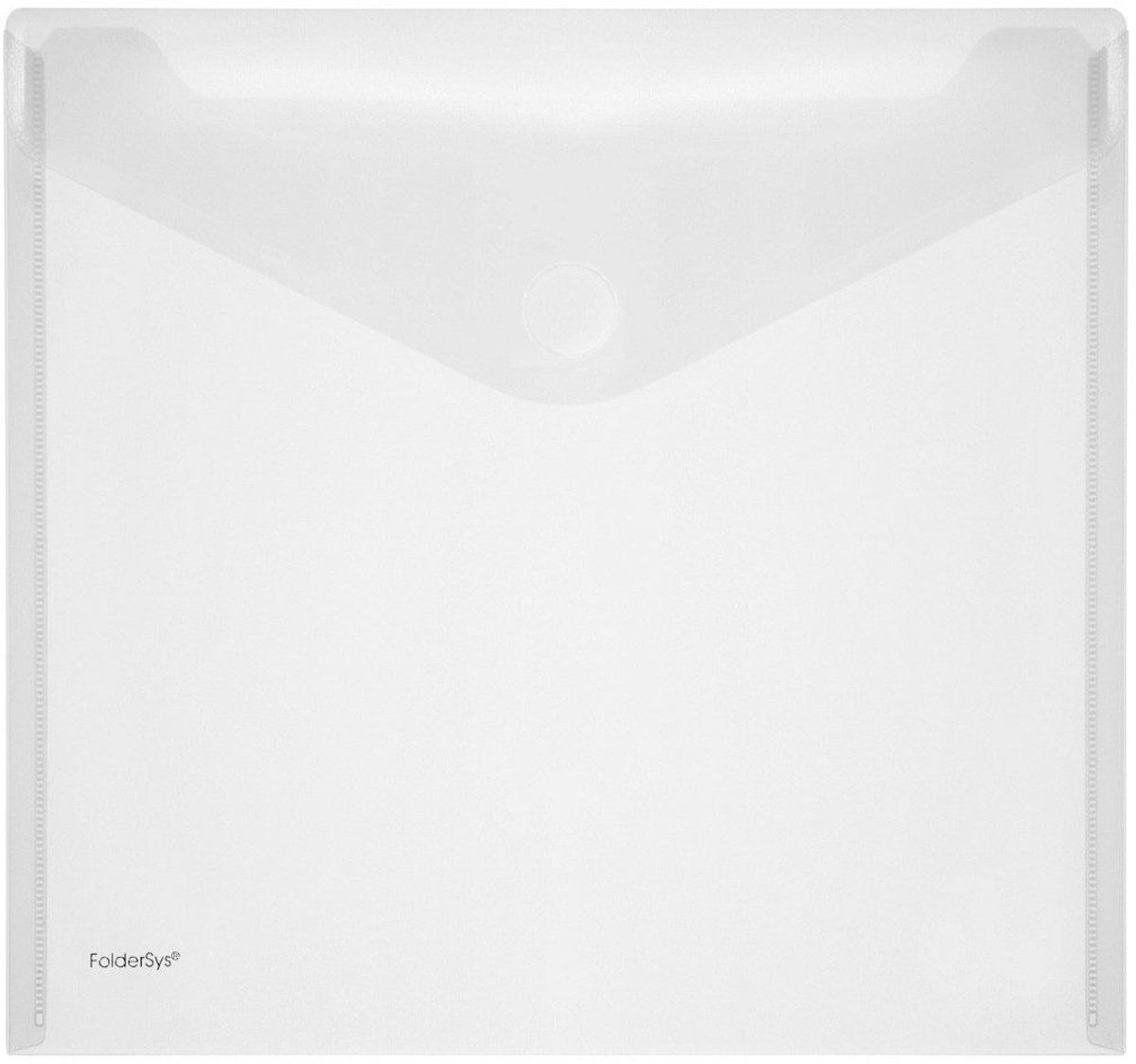 Fächermappe Dokumentenmappe 320x320mm PP Klettverschluss transparent