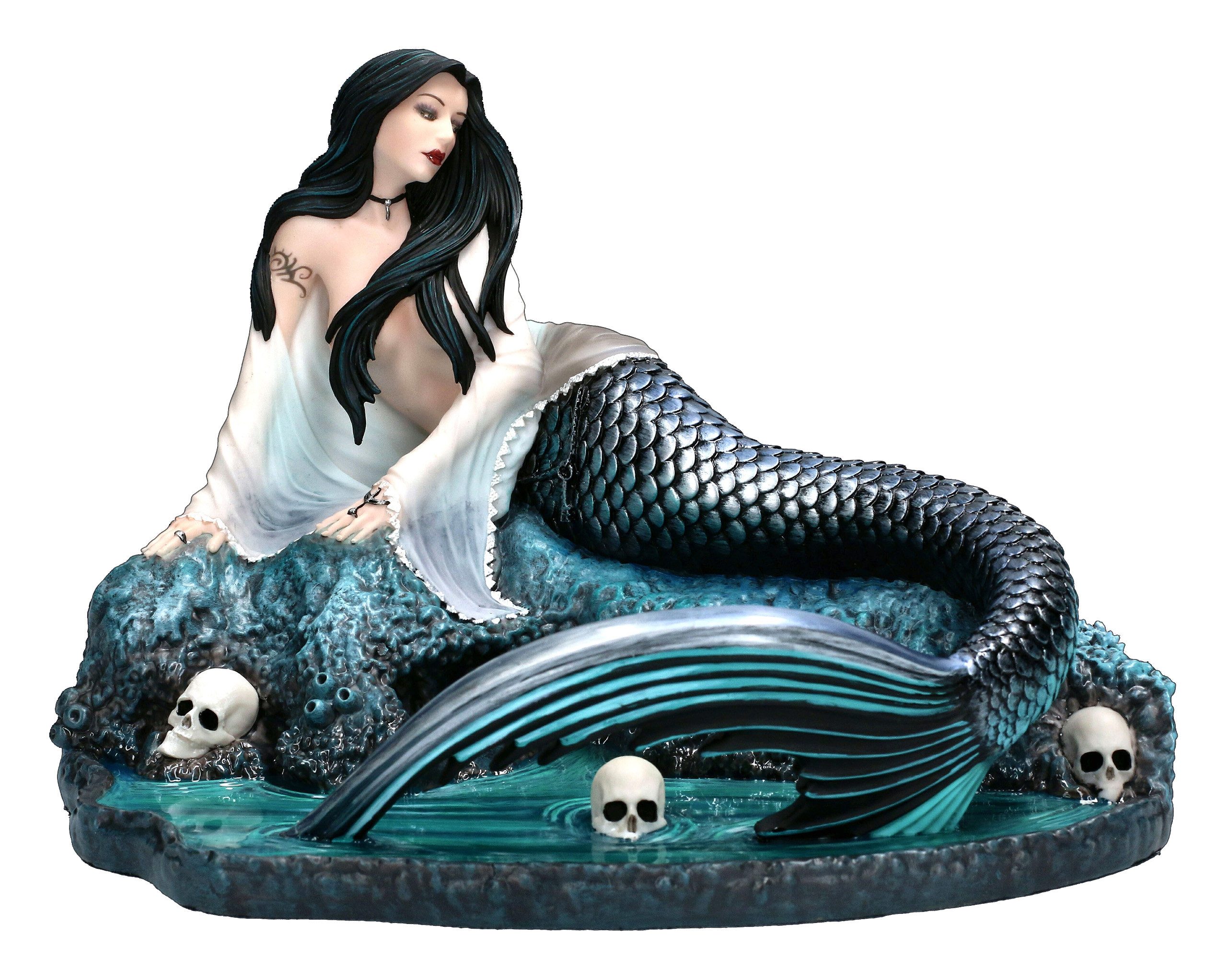 Figuren Shop GmbH Fantasy-Figur Meerjungfrauen Figur - Sirens Lament - Anne Stokes Fantasy Dekofigur