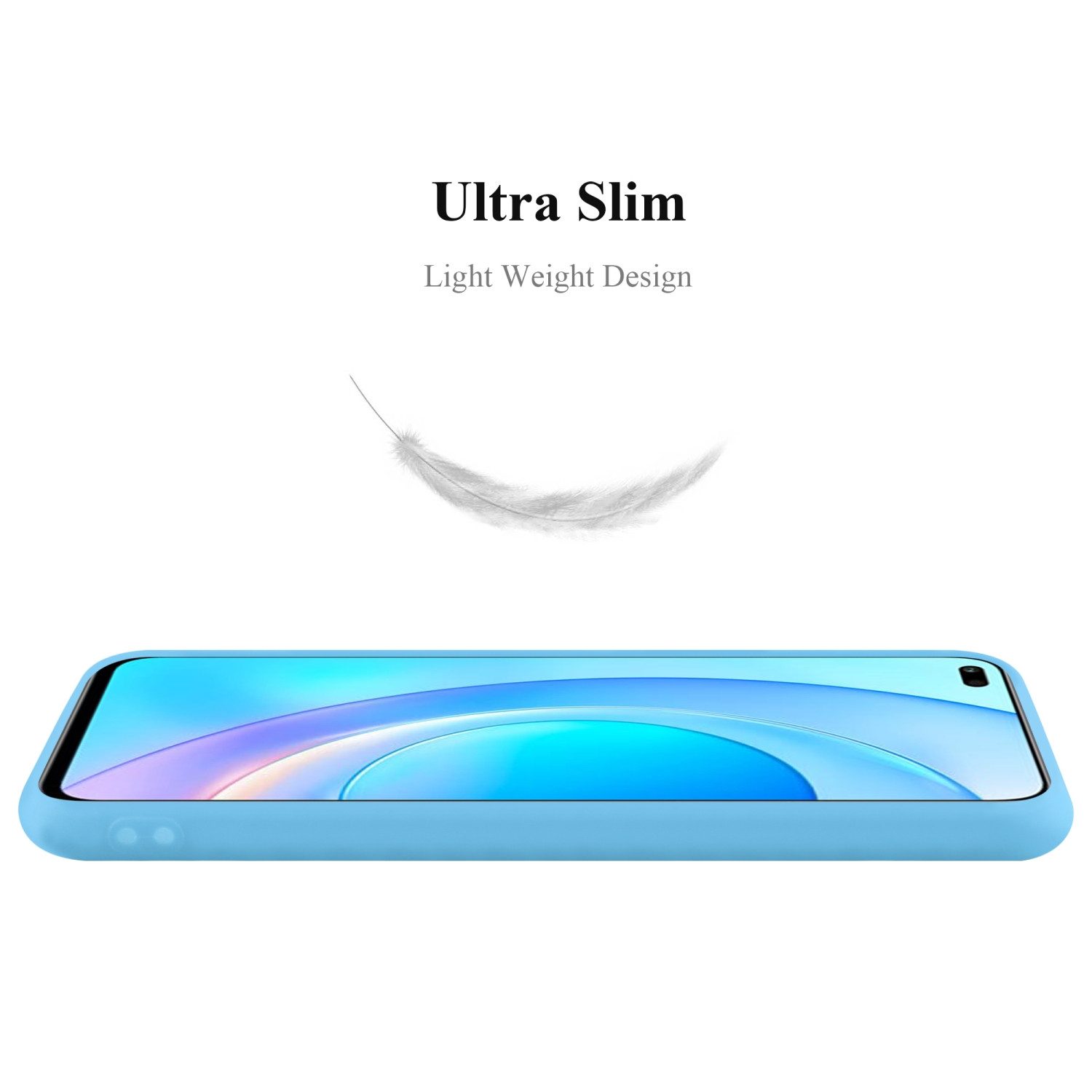 Cadorabo Handyhülle für Honor 50 LITE Hülle Honor 50 LITE, Flexible TPU Silikon Handy Schutzhülle - Hülle - ultra slim