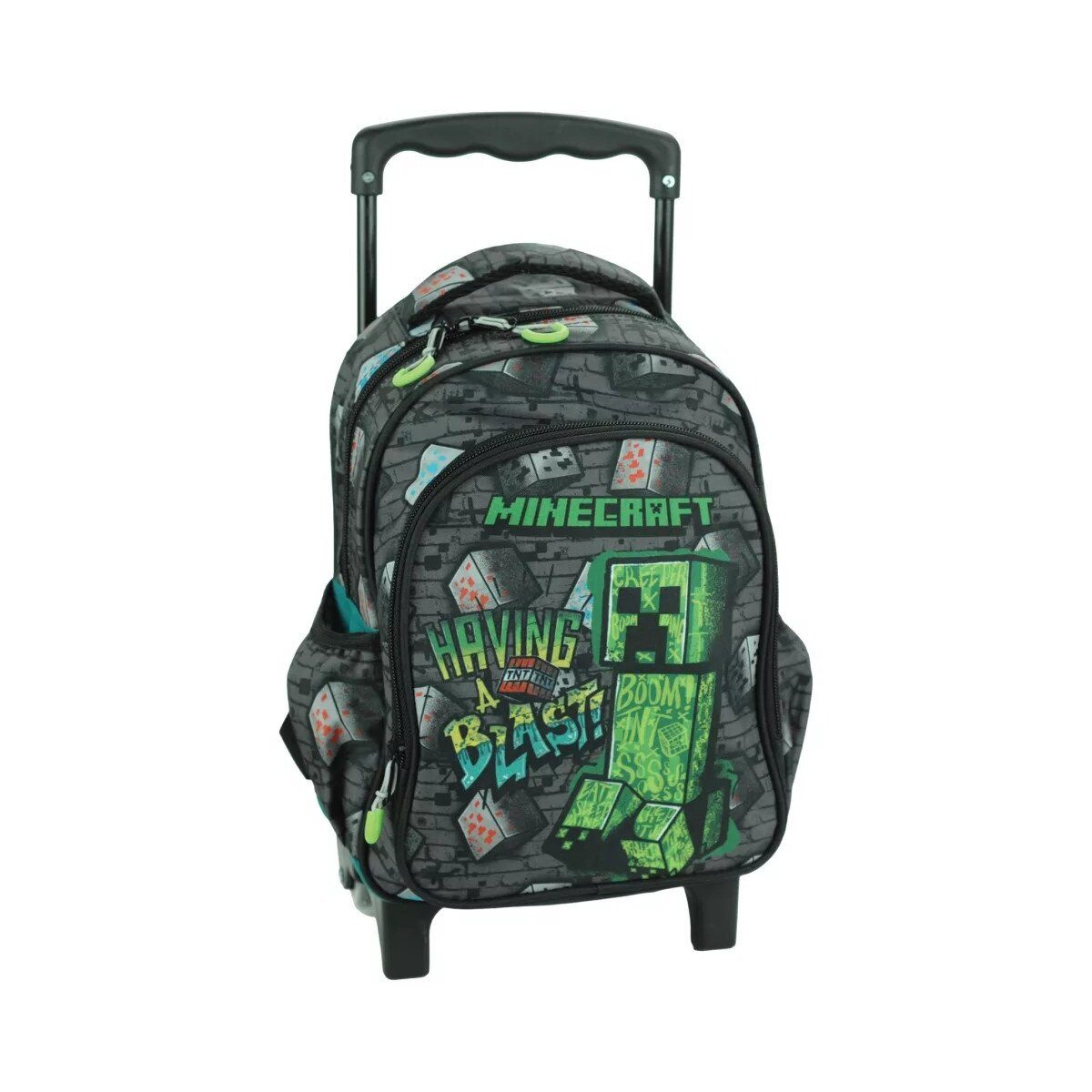 Minecraft Kinderrucksack Minecraft Metro Art Blast rollender Kindergarten Rucksack, (1-tlg)