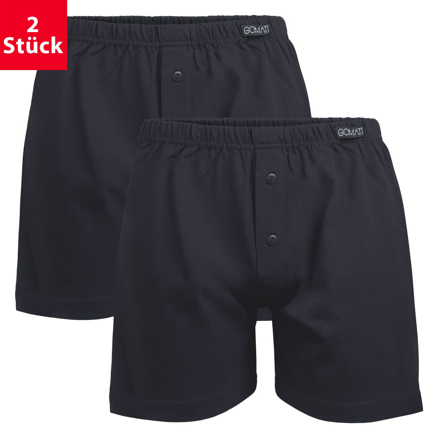 Gomati Boxershorts Herren Jersey Boxershorts (2 günstig online kaufen