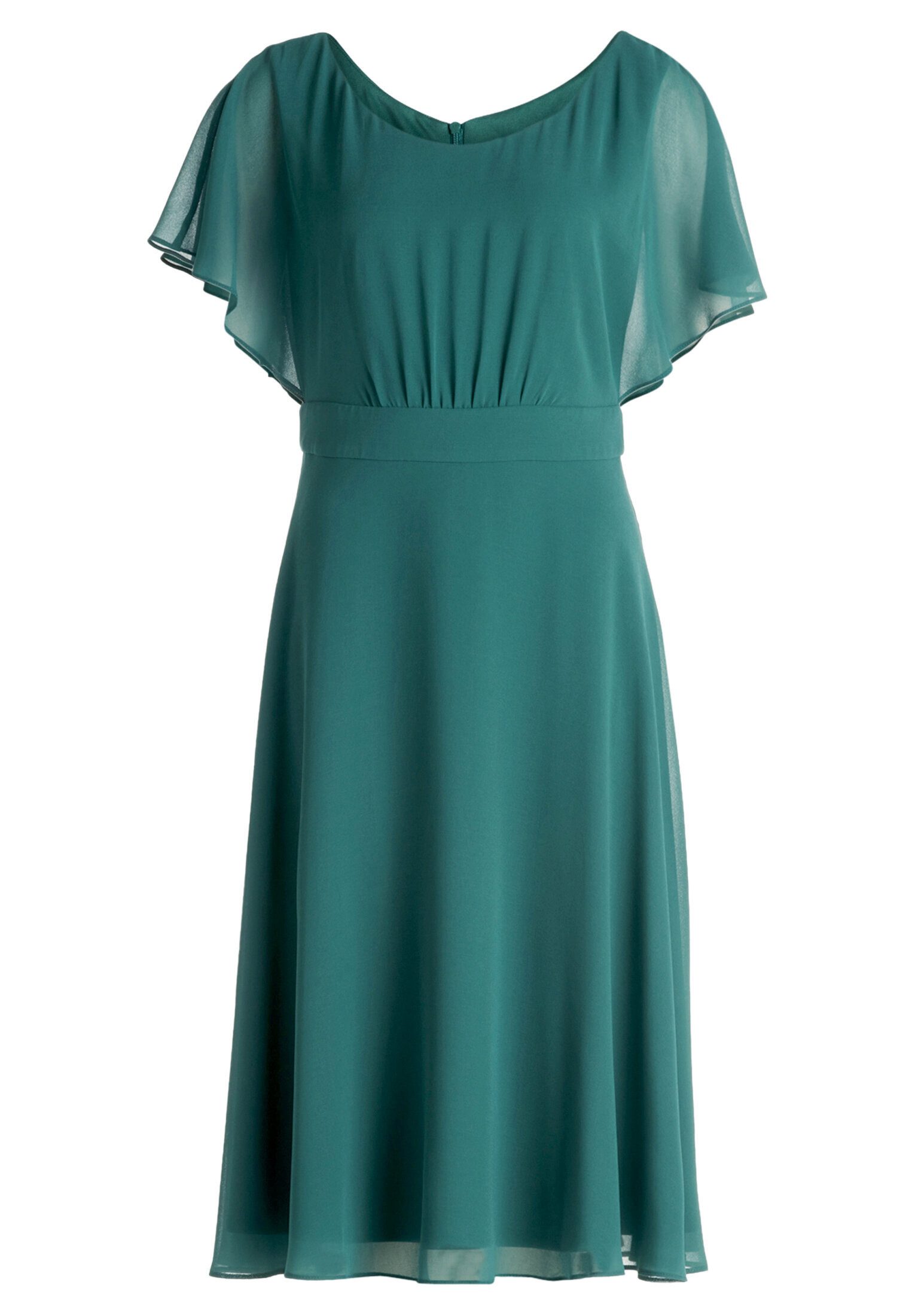 Vera Mont Cocktailkleid Damen kurzarm Raffung