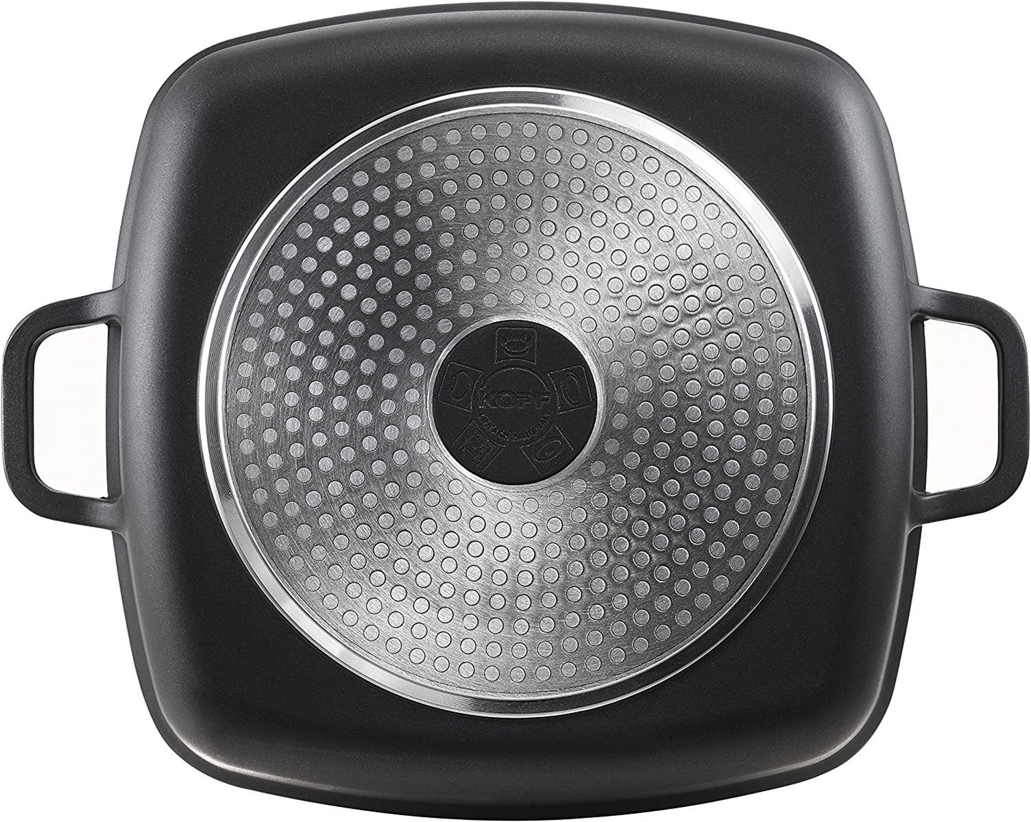 Kopf Bräter Santorin 5l, Aluminiumguss, 5 Liter inkl. Glasdeckel