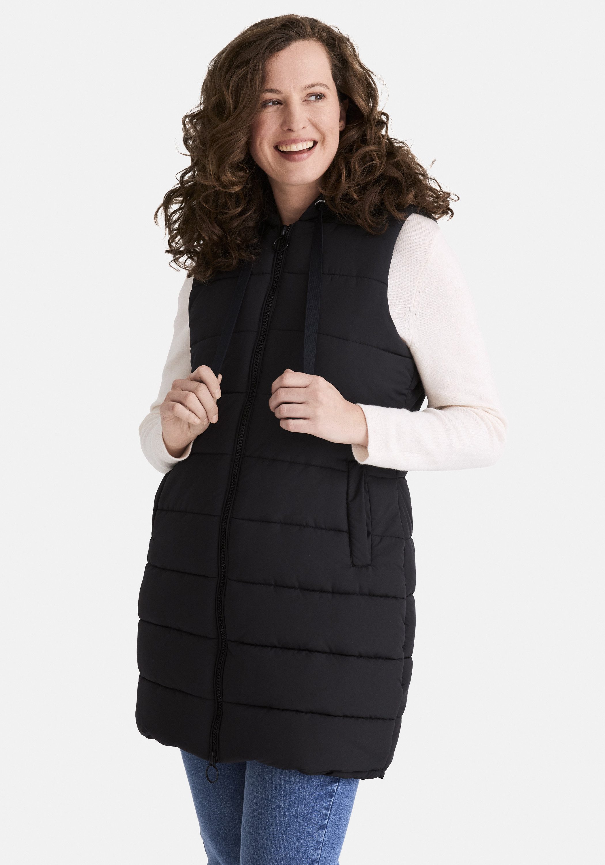 STOOKER WOMEN Steppweste WANDA mit Kapuze Steppweste Steppweste figurumspie günstig online kaufen