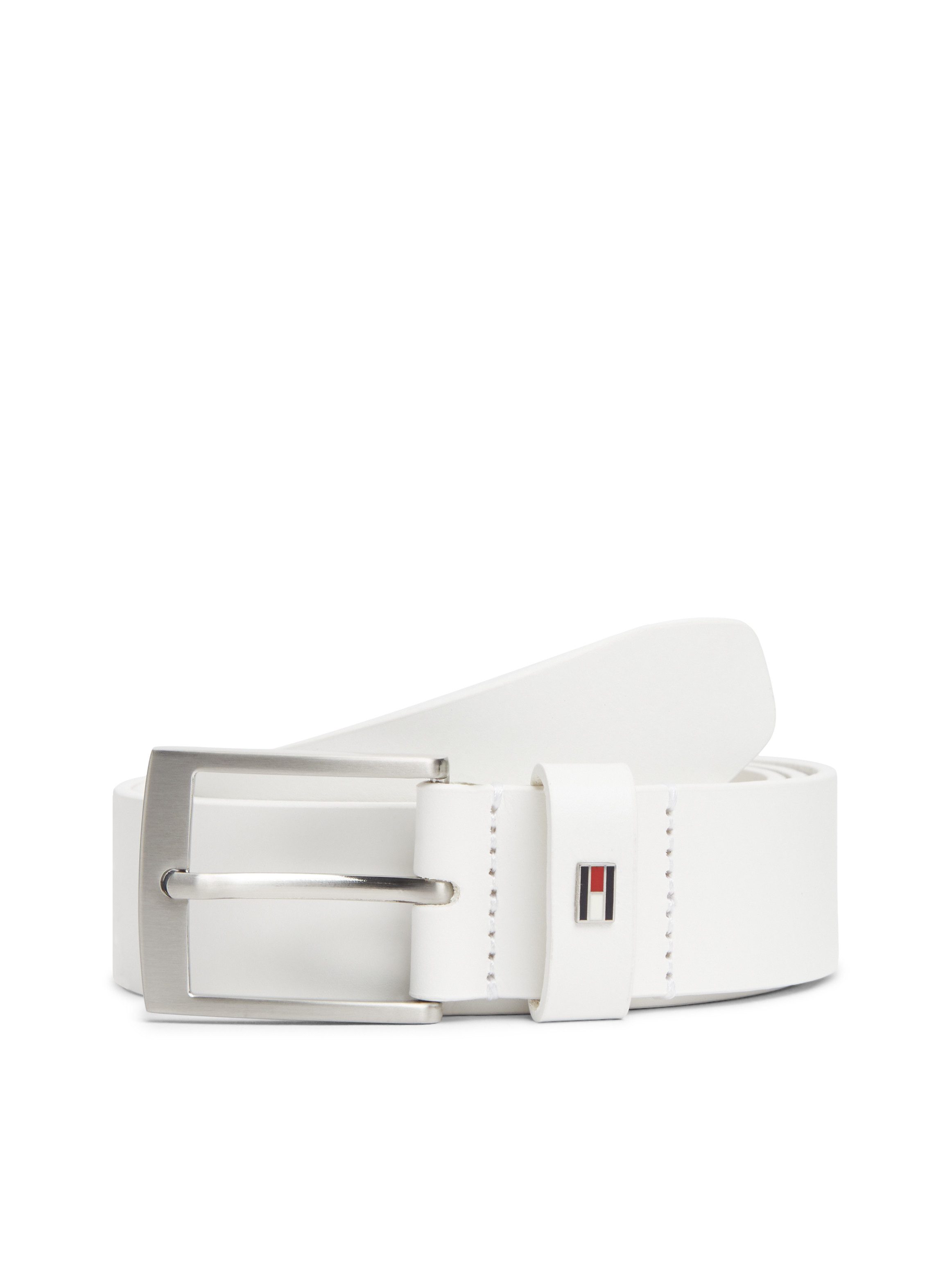 Tommy Hilfiger Ledergürtel ADAN 3.5 cm breit EXT Metalllogopatch, Einfachdo günstig online kaufen