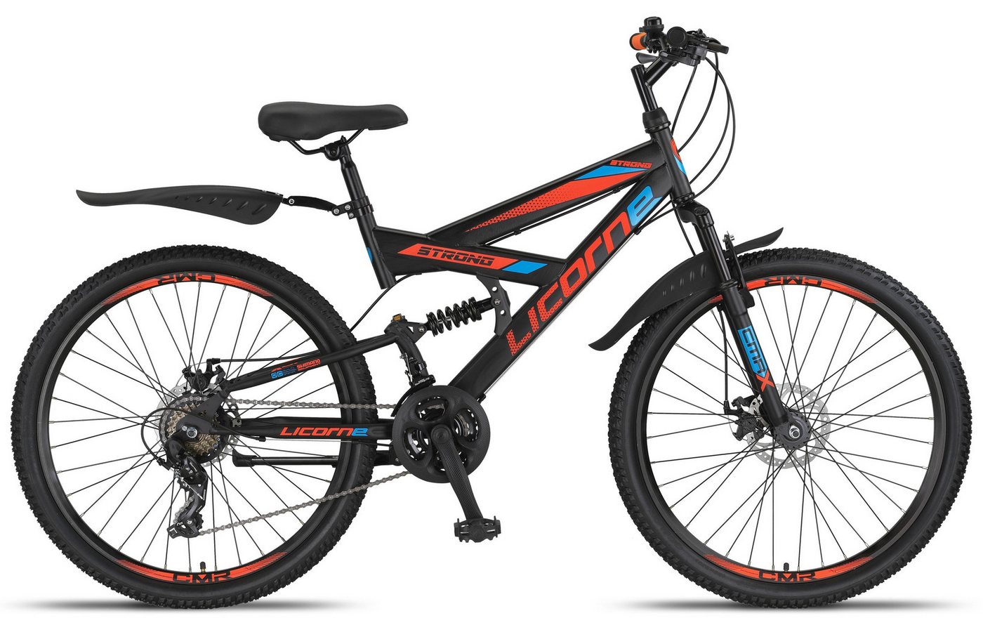Thumbnail - Licorne Bike Mountainbike Licorne Bike Strong 2D Premium Mountainbike in 26, 27,5 und 29 Zoll