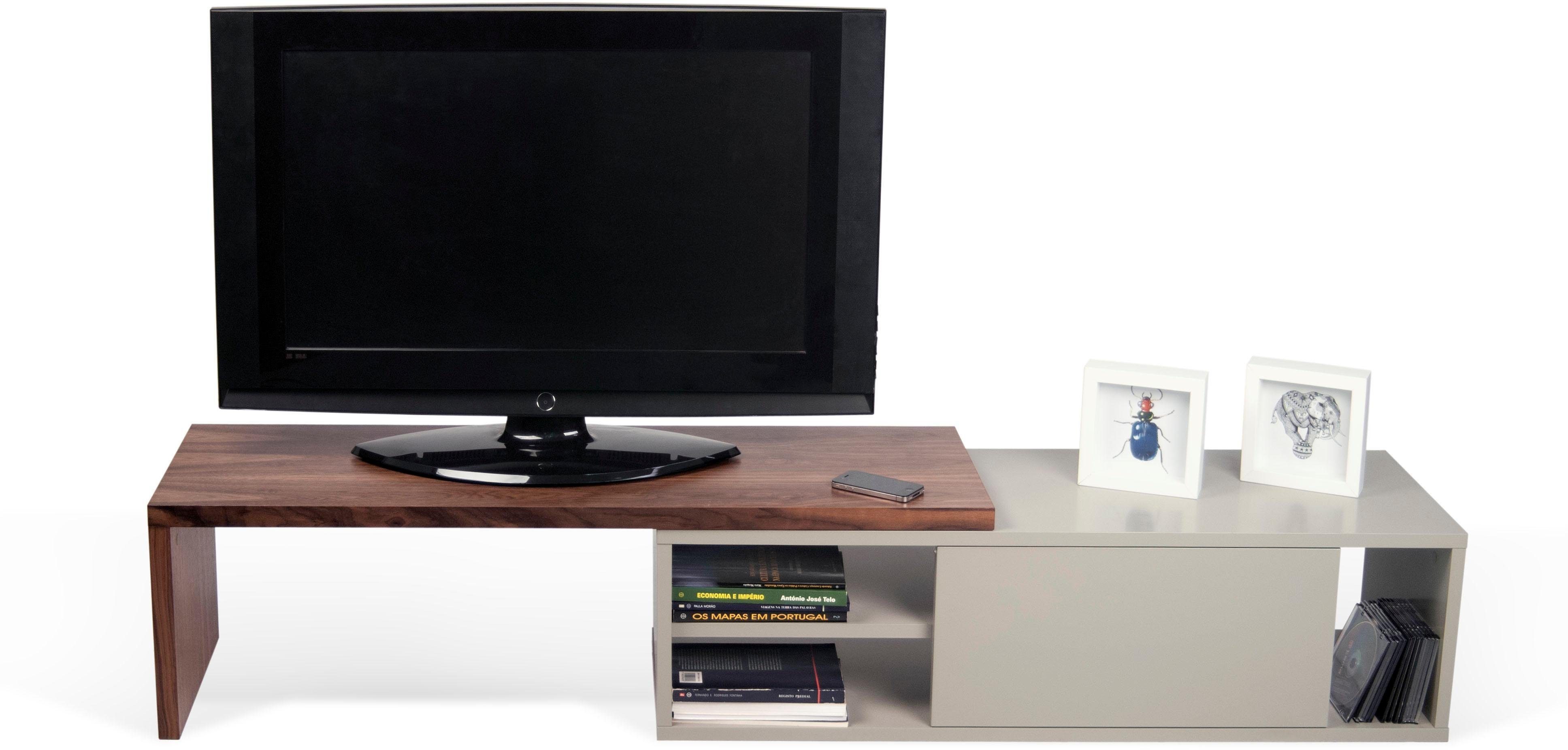 TemaHome TV-Bank "Move" ausziehbar auf bis zu 203 cm, mit schöner Schiebetü günstig online kaufen