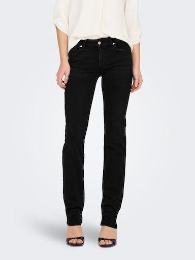 ONLY Regular-fit-Jeans "ONLALICIA REG STRT DNM DOT297 NOOS" günstig online kaufen