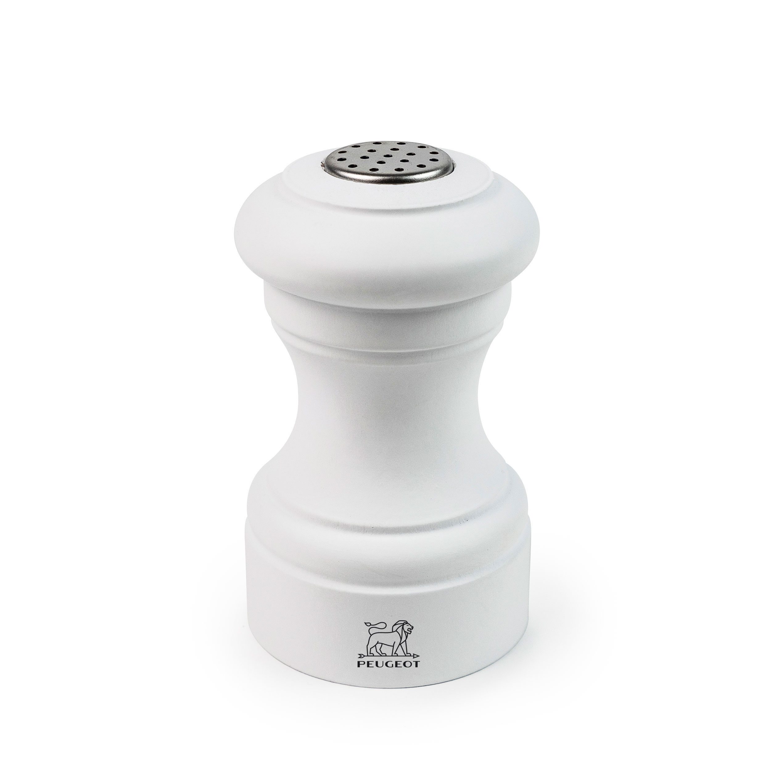 Salz- / Pfefferstreuer BISTRO 10cm Weiß Salzstreuer Buchenholz