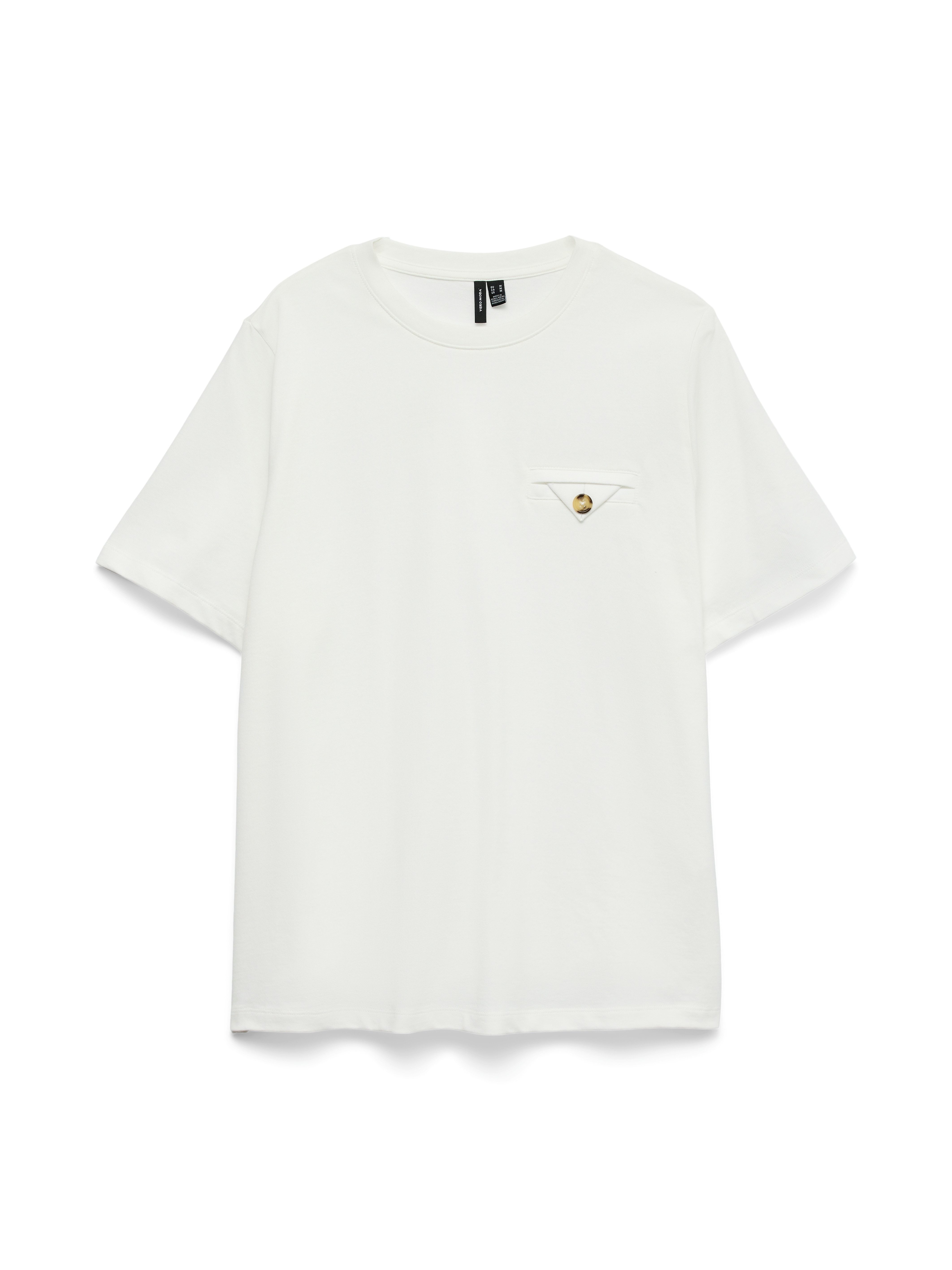 Vero Moda T-Shirt VMULLA CATY SS TOP JRS GA mit Dreieckstasche – Bild 2 von 2