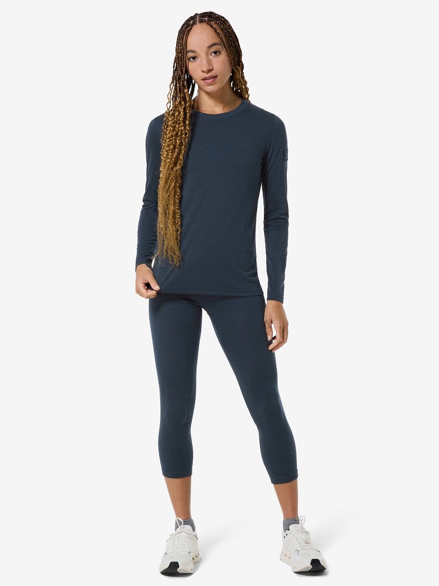 SUPER.NATURAL Langarmshirt für Damen, nachhaltig, Merino modern, atmungsaktiv