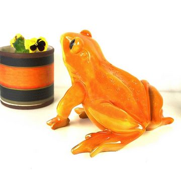 440s Tierfigur 440s Frosch XXL in orange-gelb ca. 18 cm H