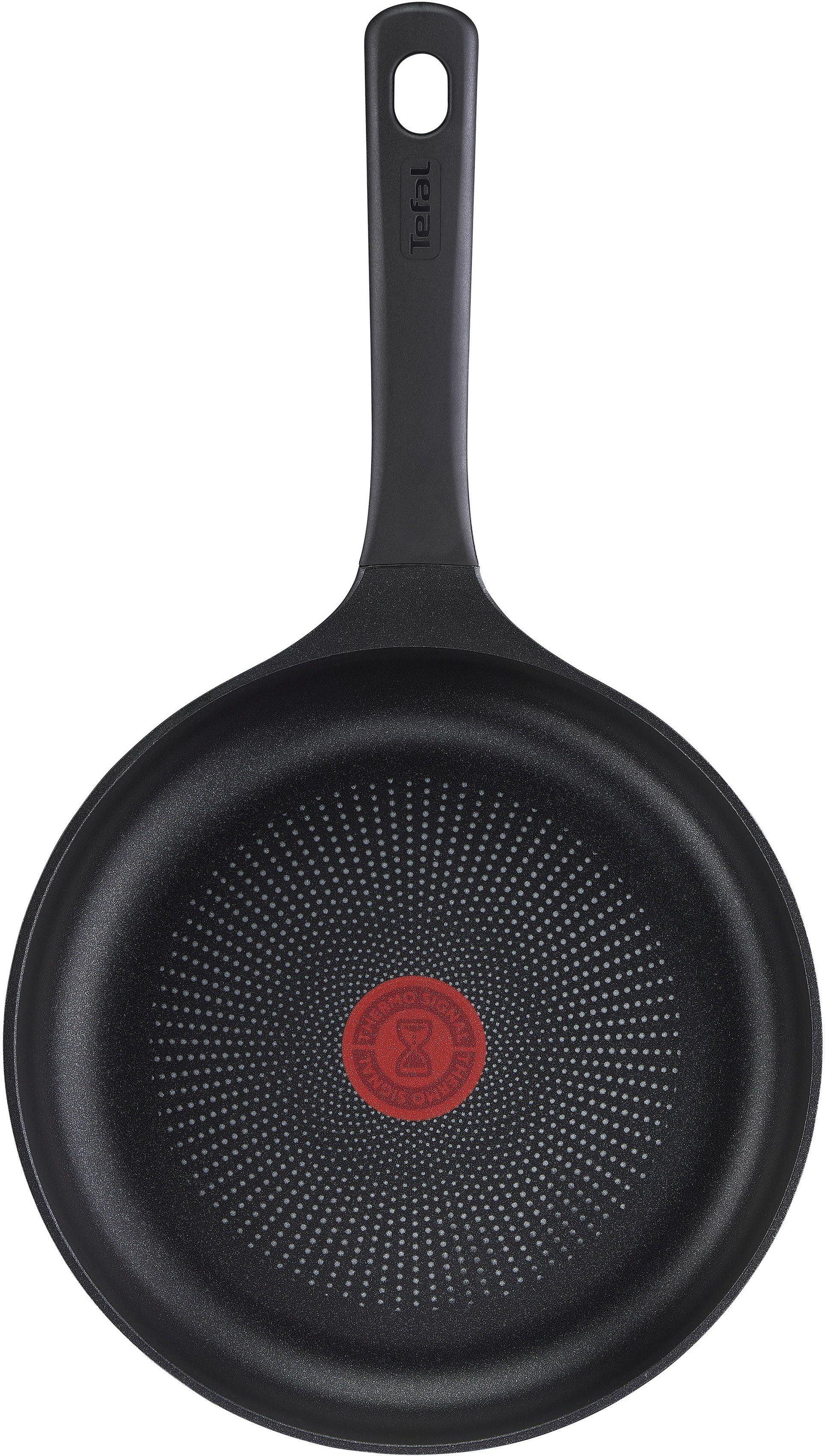 Tefal Bratpfanne Trattoria Pro, Aluminiumguss (1-tlg), Robust, Antihaftversiegelung, Temperaturanzeiger, Induktion