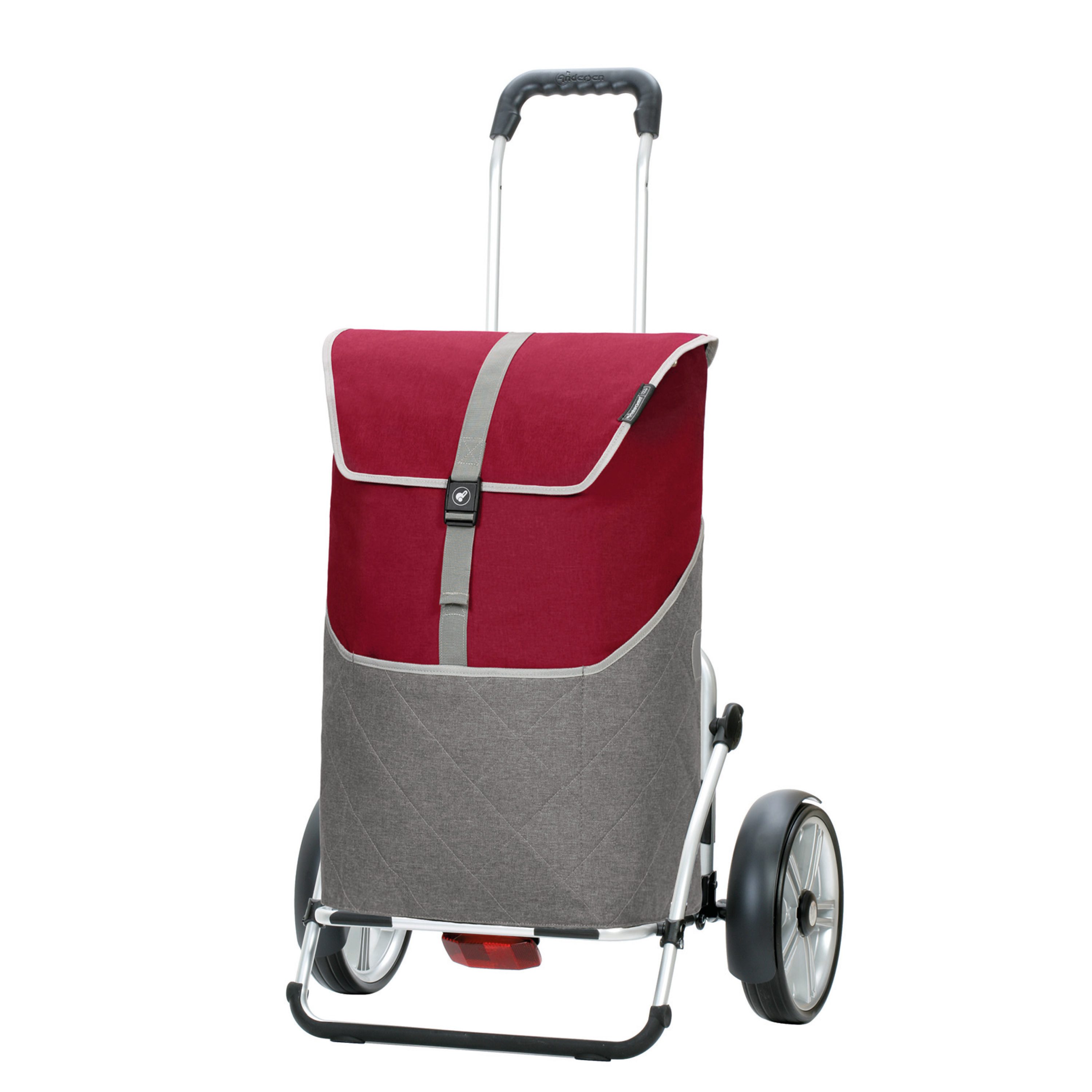 Andersen Einkaufstrolley Royal Shopper Plus Lasse rot, klappbare Ladefläche, belastbar bis 50kg, wasserabweisend