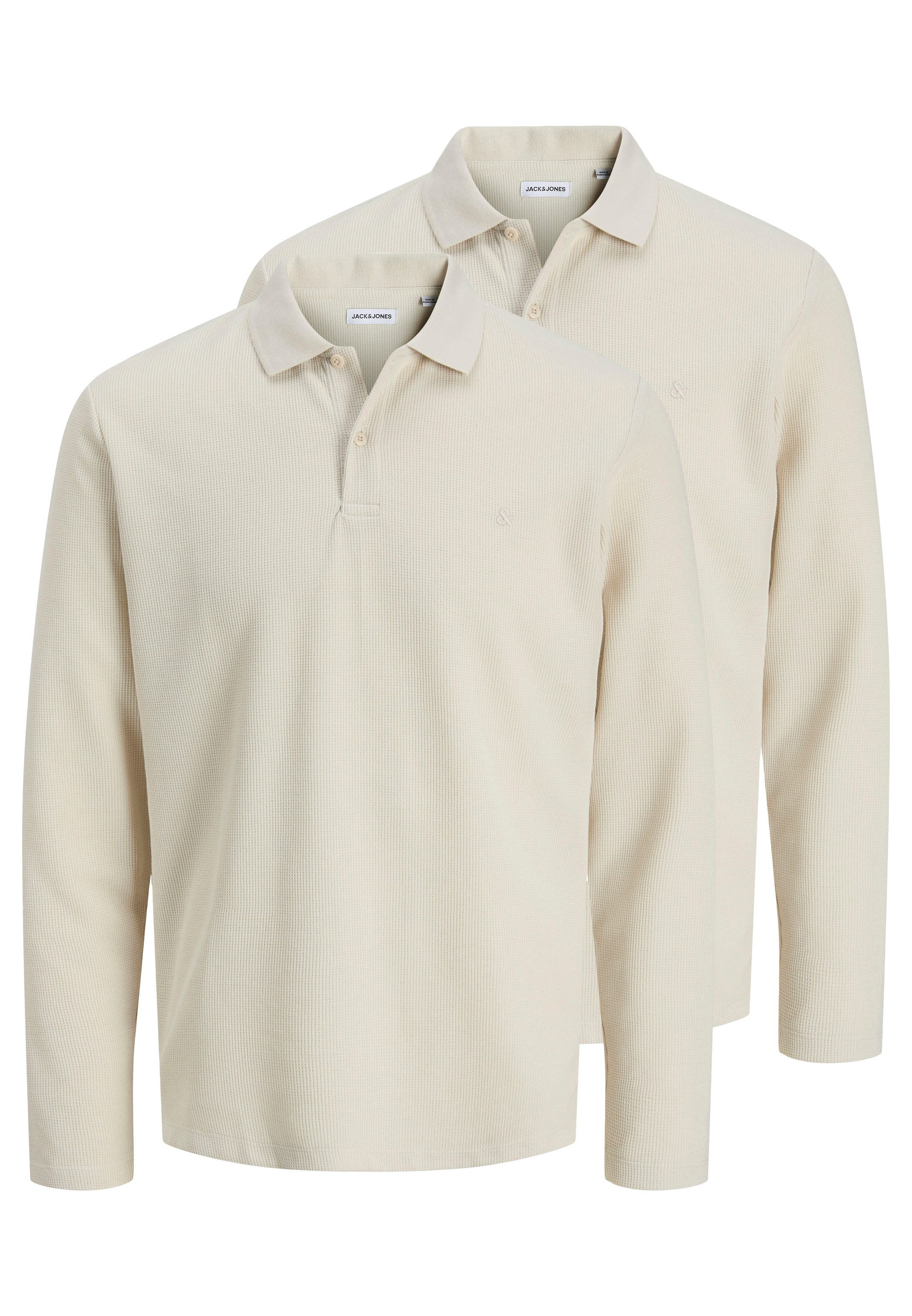 Jack & Jones Langarm-Poloshirt 2er Pack günstig online kaufen