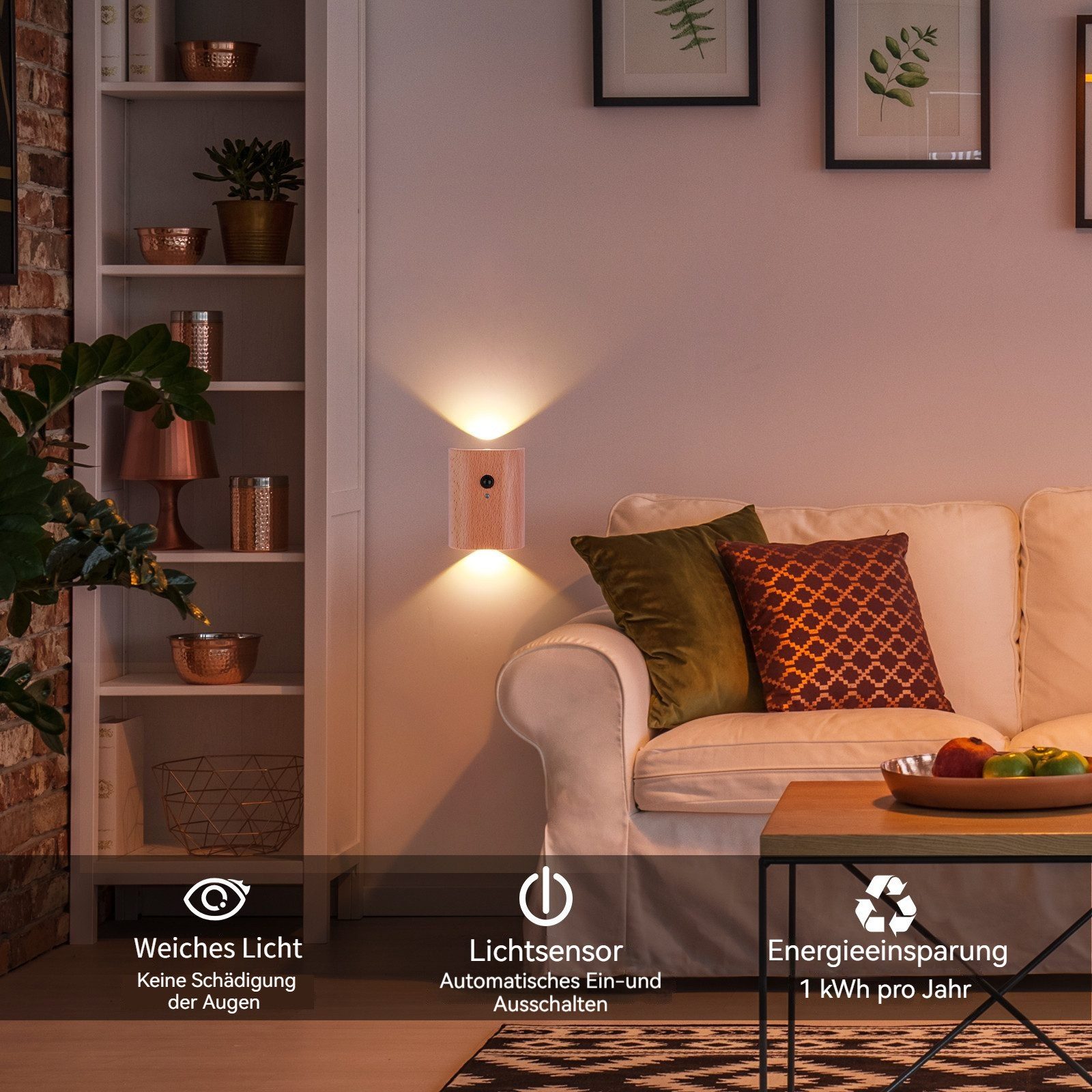 BlingBin LED Wandleuchte USB Aufladbar 2 günstig online kaufen