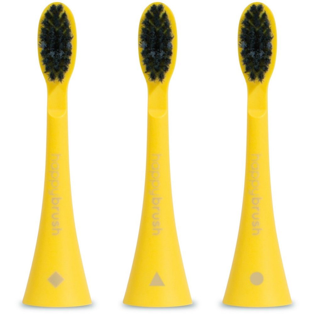 happybrush Aufsteckbürsten ECO VIBE 3 Minions 3er - Aufsteckbürsten - gelb