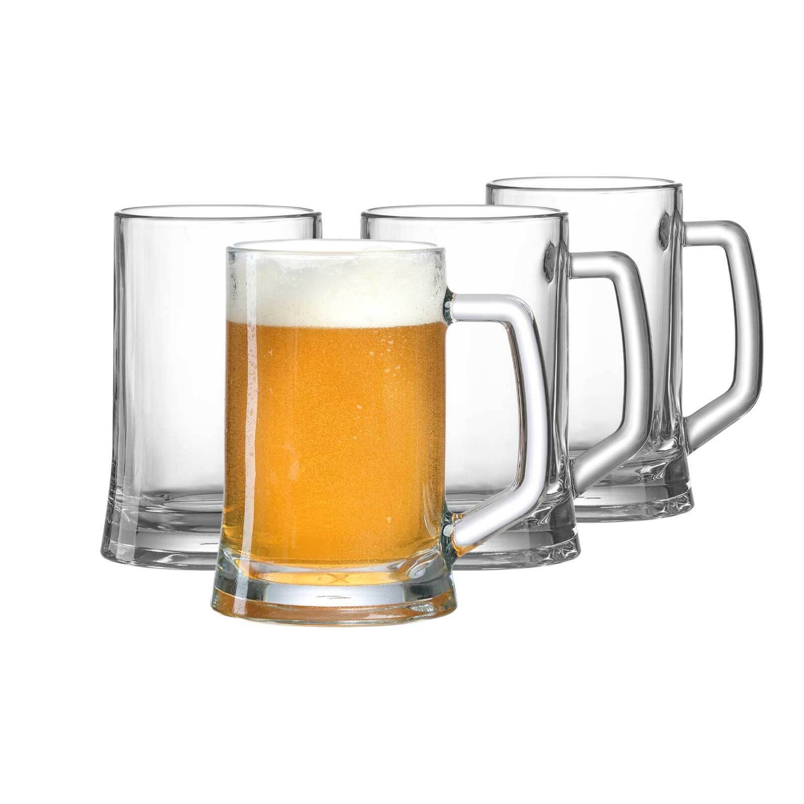 Ritzenhoff & Breker Leo Bierkrüge 500 ml 4er Set, 4-tlg., Glas
