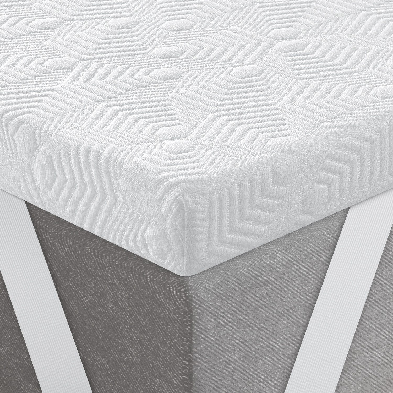 BedStory, Topper Topper Matratzentopper H3/H4 Matratzenauflage 90X200-180X200cm, 5 cm hoch