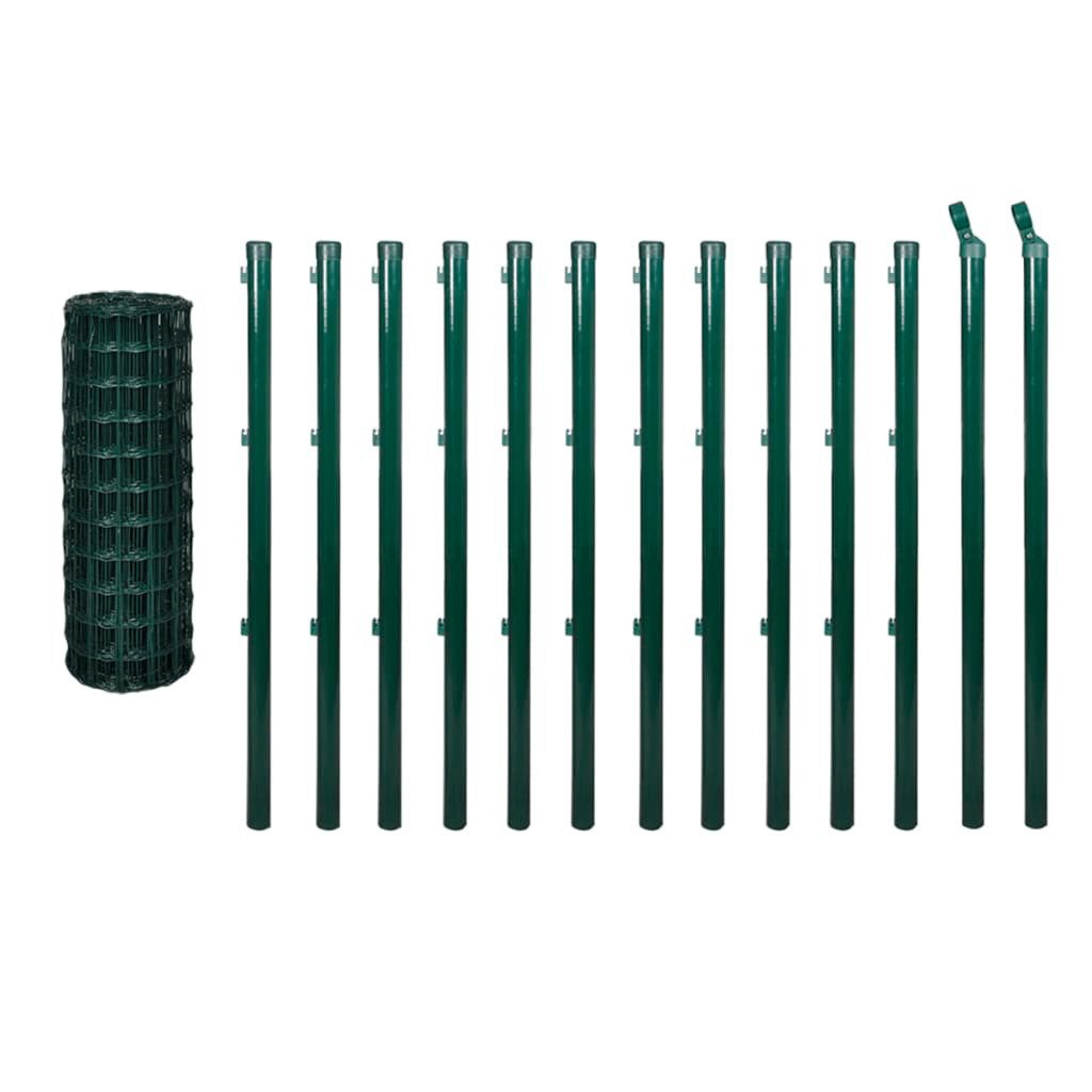 vidaXL Gartenzaun Eurozaun Stahl 25x0,8 m günstig online kaufen