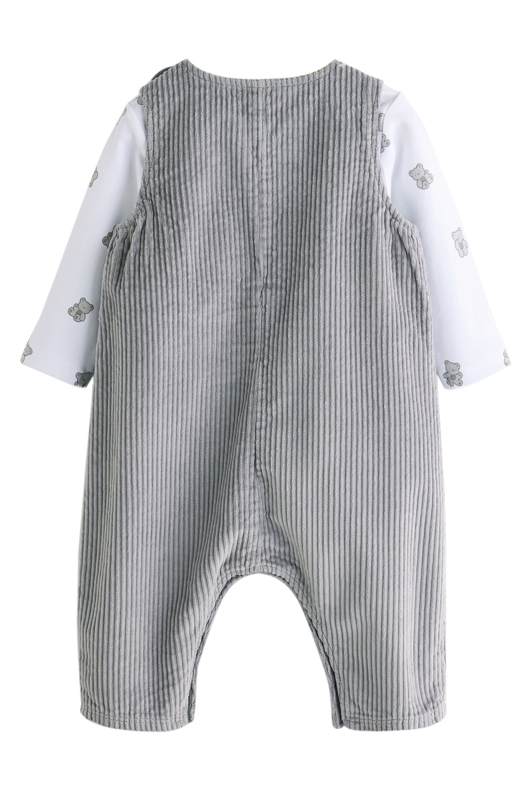 Next Body & Hose Baby Latzhose aus Cord und Bodysuit im Set (2-tlg)