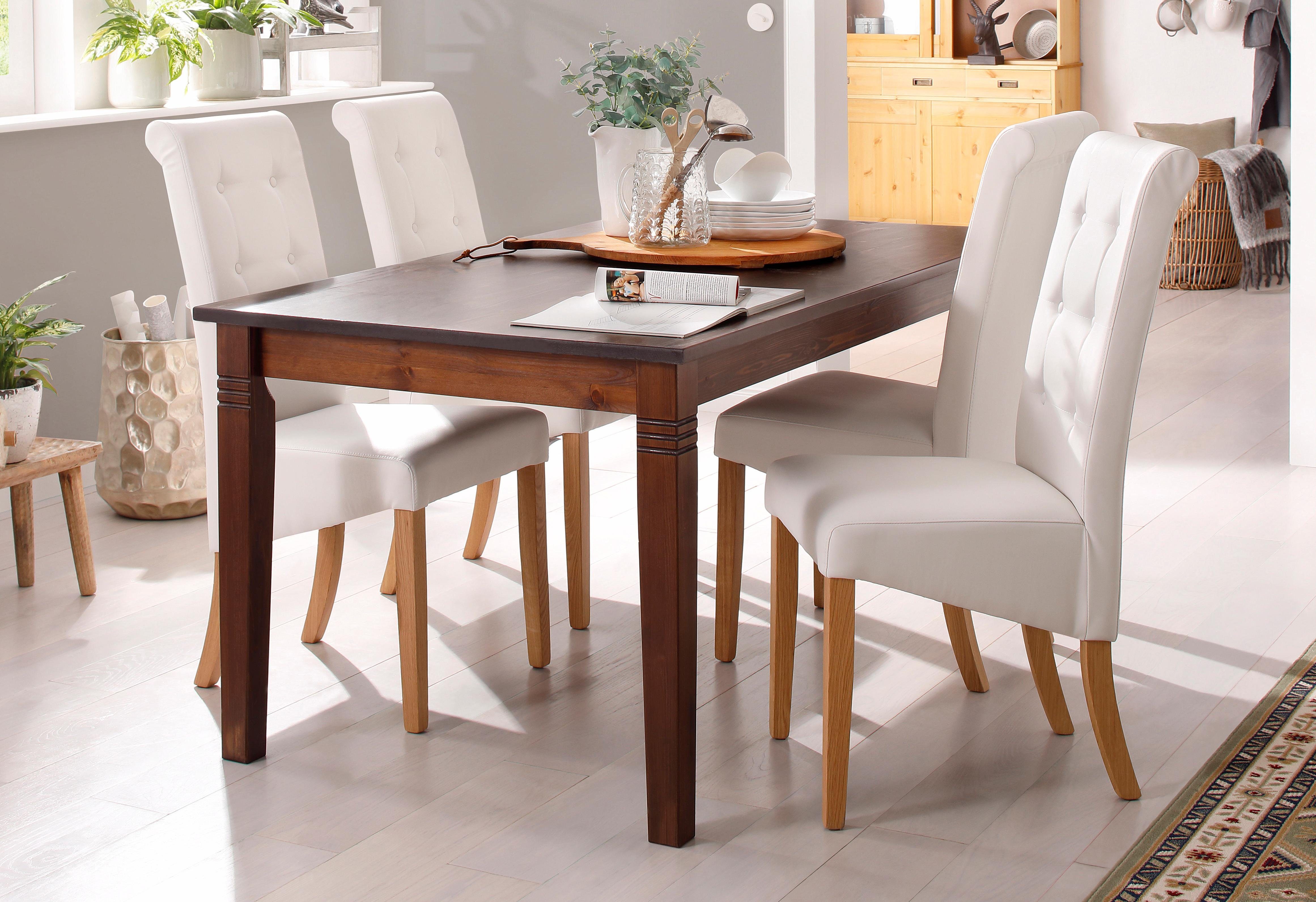 Home affaire Esstisch Danuta, wahlweise mit Schublade, aus massiver Kiefer, FSC®-zertifiziert