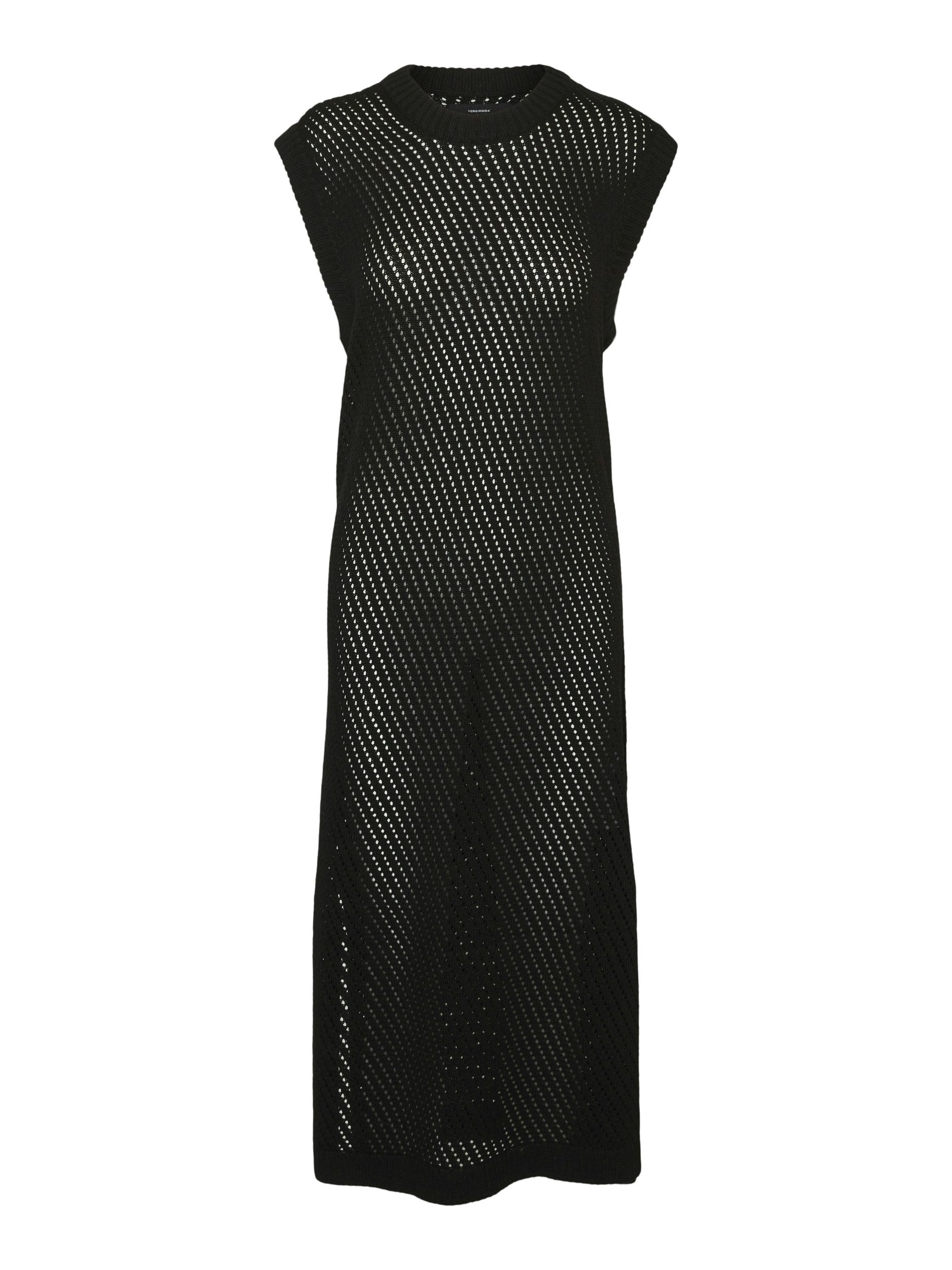 Vero Moda Midikleid VMMALTA SL O-NECK CALF LENGHT DRESS