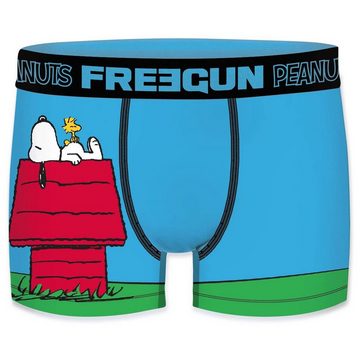 Freegun Boxershorts Peanuts Boxershorts 4er Pack (4-St) mit Stretch