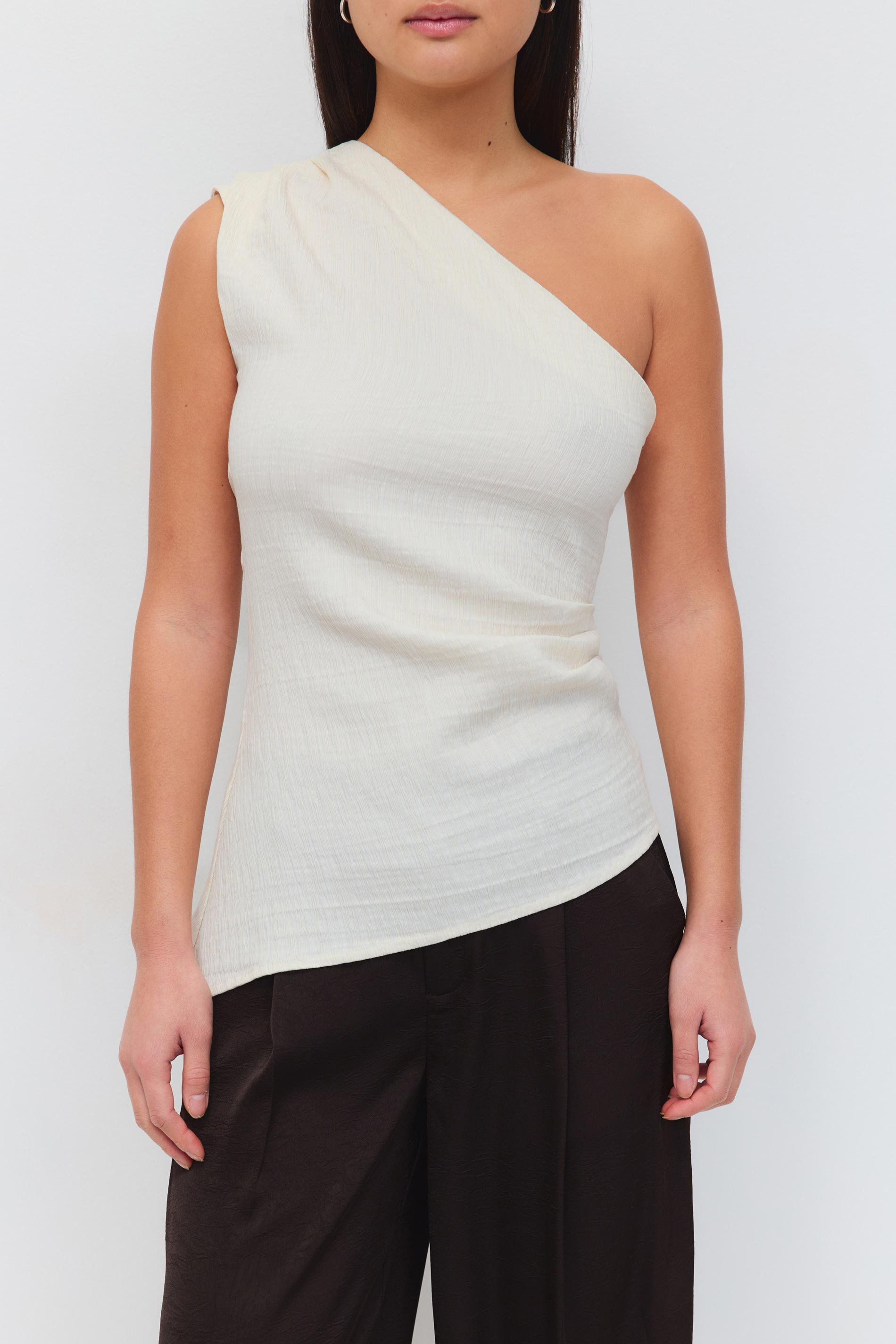 Gina Tricot Shirttop One shoulder top - Asymmetrisches Top - Damen Top