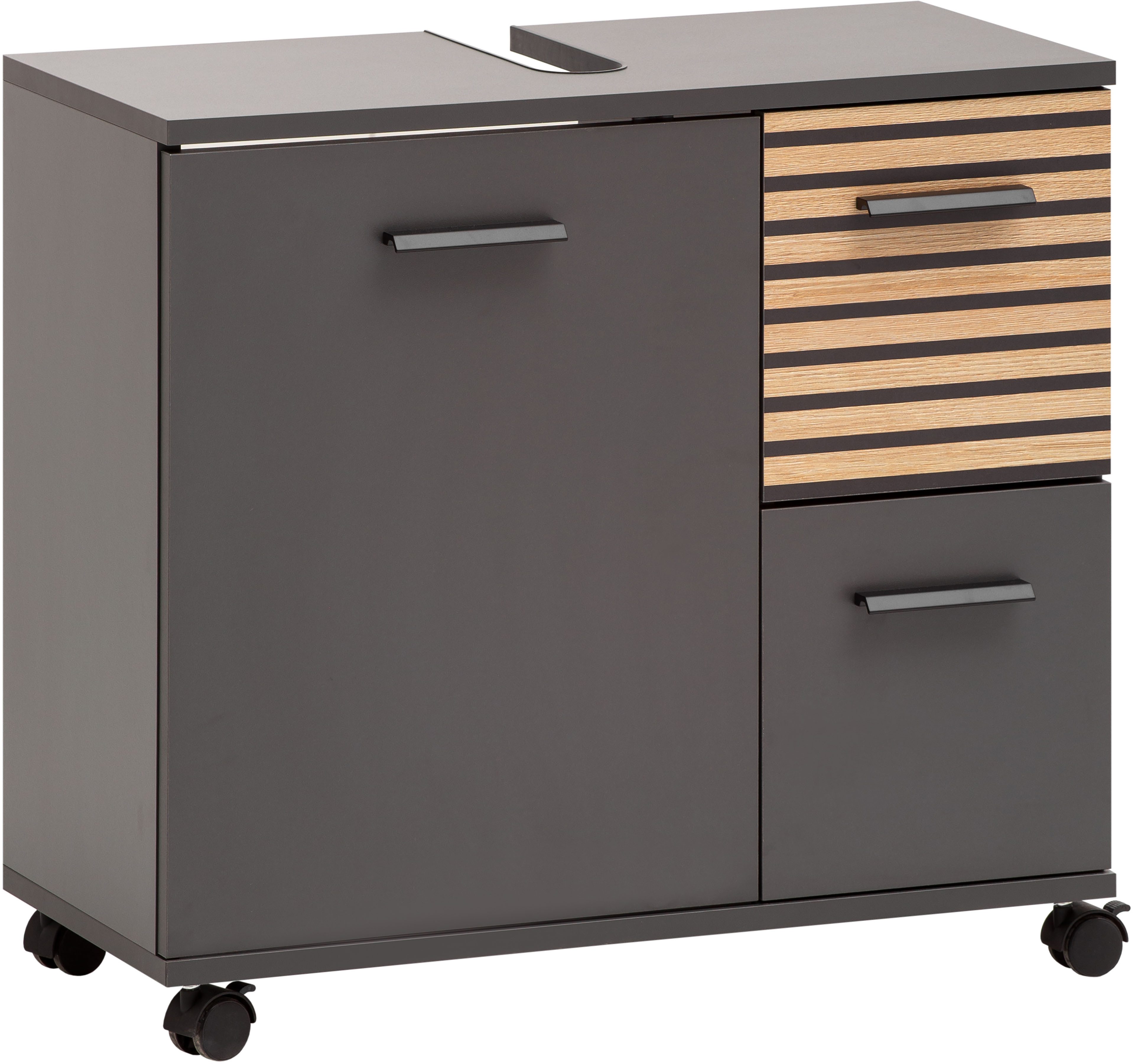 Waschbeckenunterschrank Katta, Waschbeckenunterschrank, Made in Germany, B: 65 cm