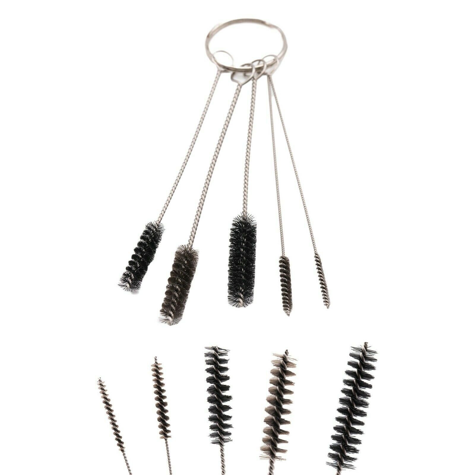 BENSON Reinigungsbürsten-Set Reinigungsbürste Pfeifenreiniger 5 tlg. Set, Rohrbürste, Düsenbürste, Rundbürste