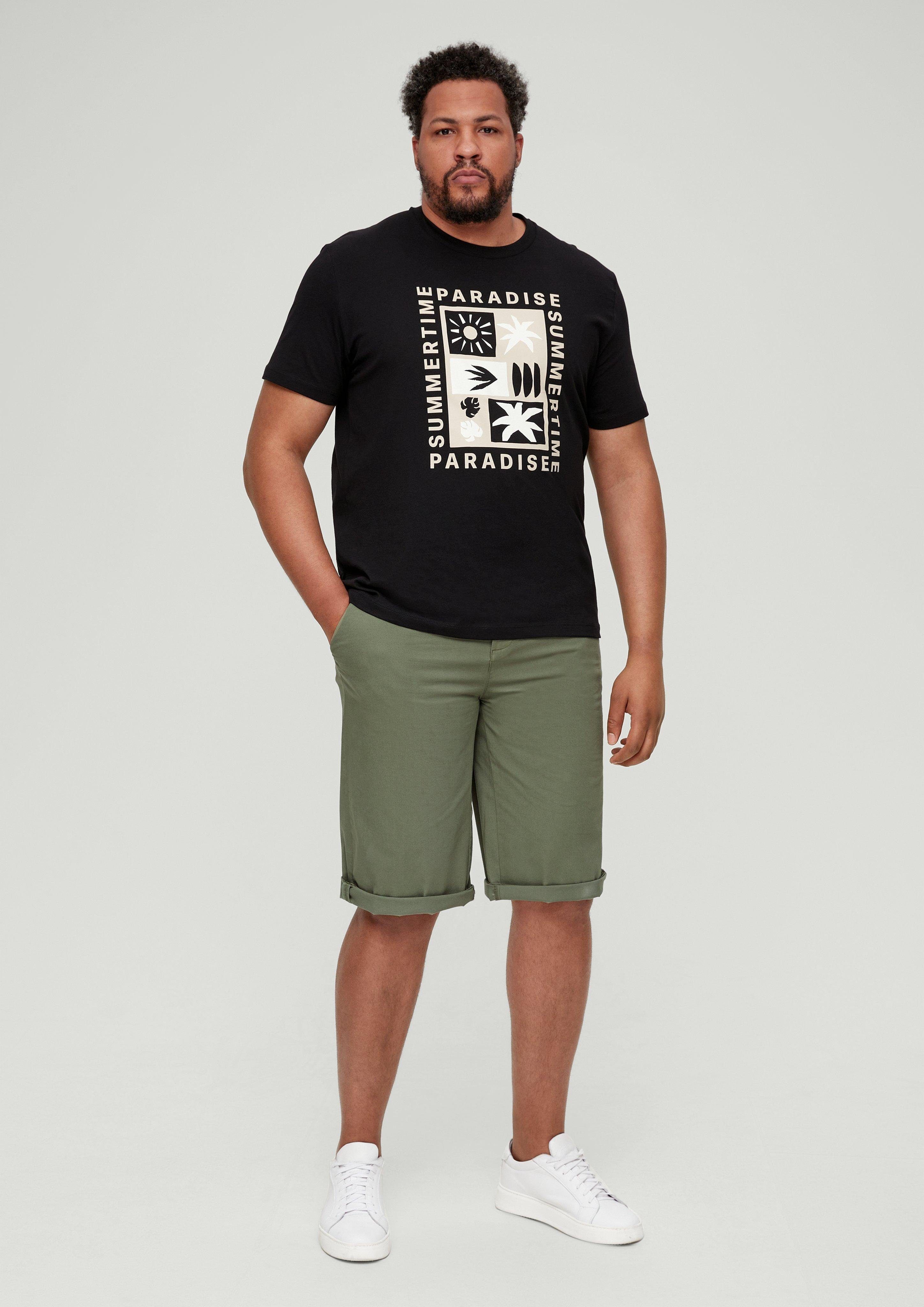 s.Oliver Bermudas Relaxed: Bermuda aus Baumwollstretch günstig online kaufen