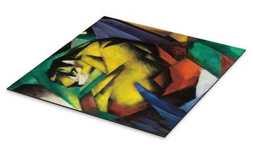 Posterlounge Alu-Dibond-Druck Franz Marc, Tiger, Malerei