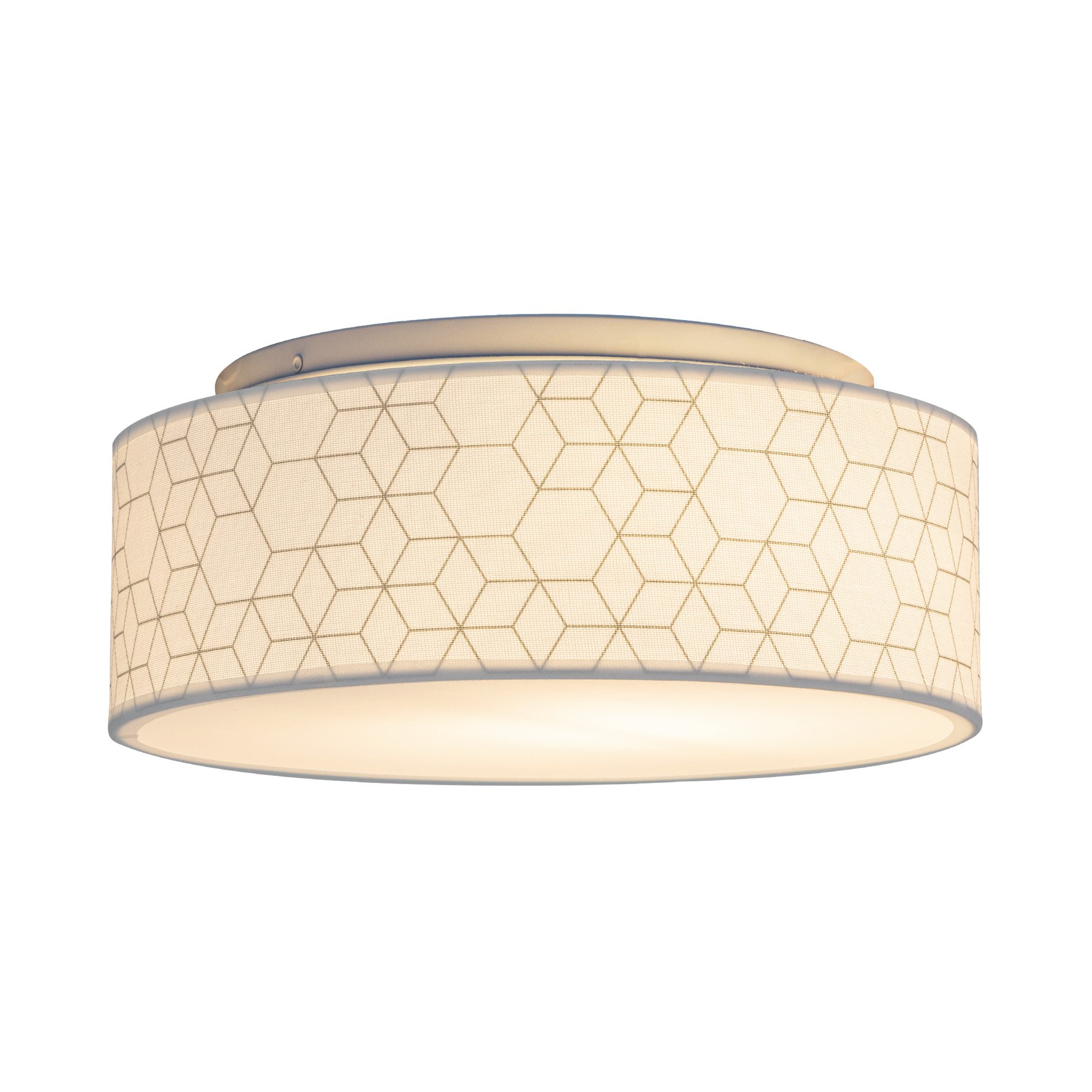 Zedelmaier Lampenschirm Deckenleuchte Deckenlampe Stoff, Max.40W/E27, ohne Leuchtmittel, Geeignet für Wohnzimmer Schlafzimmer Küche Flur …