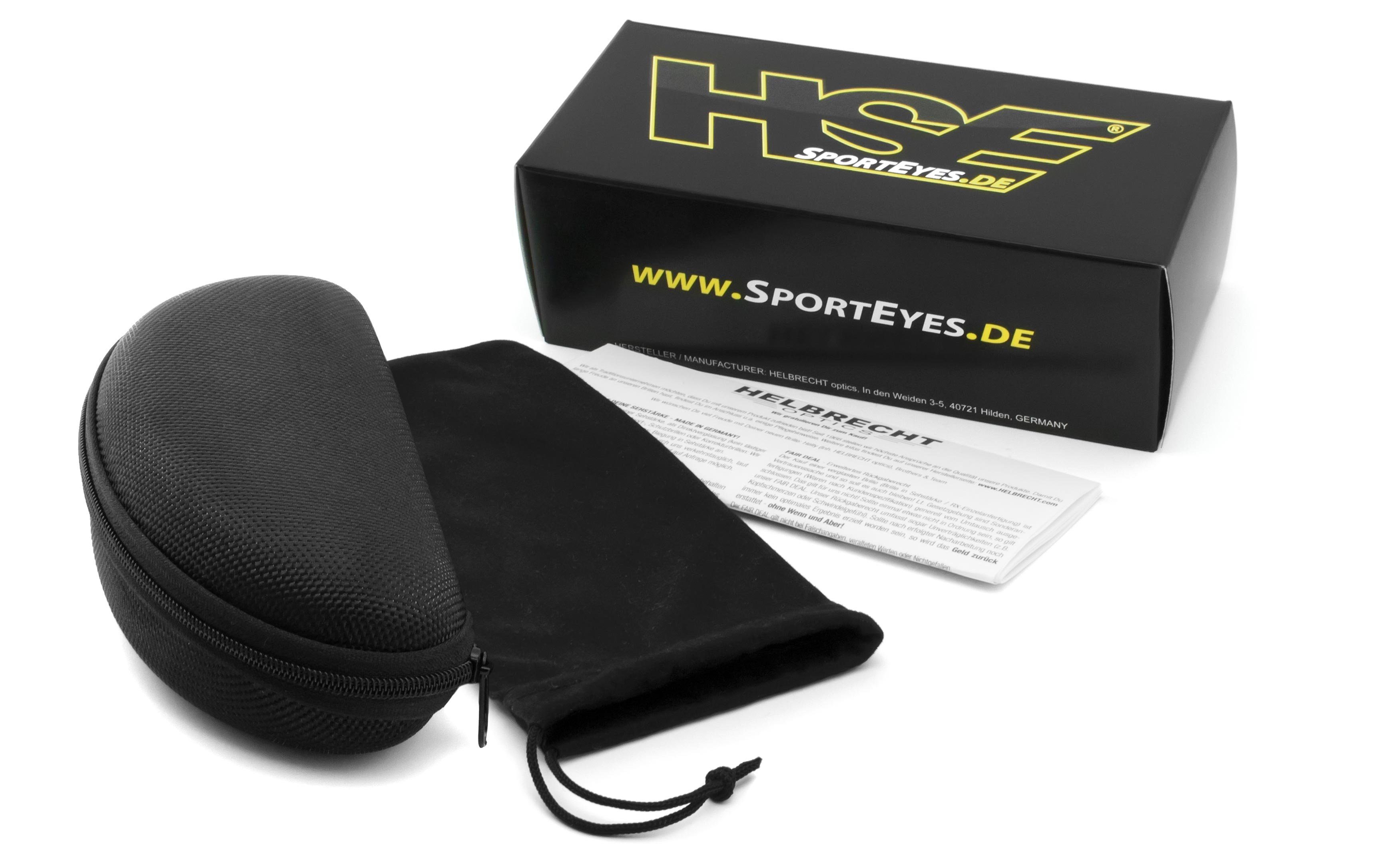 SportEyes 2093bs, - Sportbrille HSE durch Kunststoff-Sicherheitsglas Steinschlagbeständig