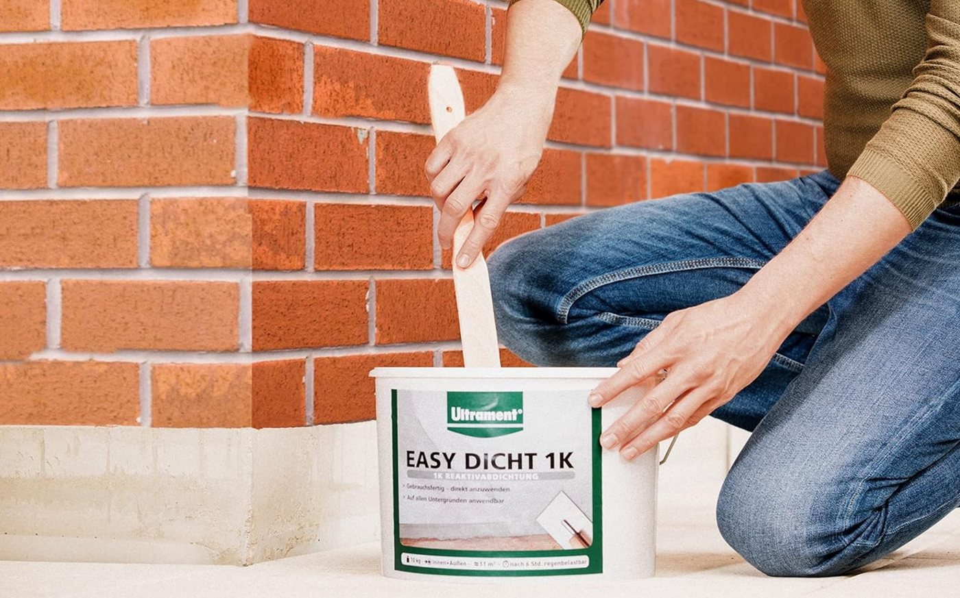 Thumbnail - Ultrament Dichtstoff ULTRAMENT Easy Dicht 1 K Reaktivabdichtung, 2,5 Kg