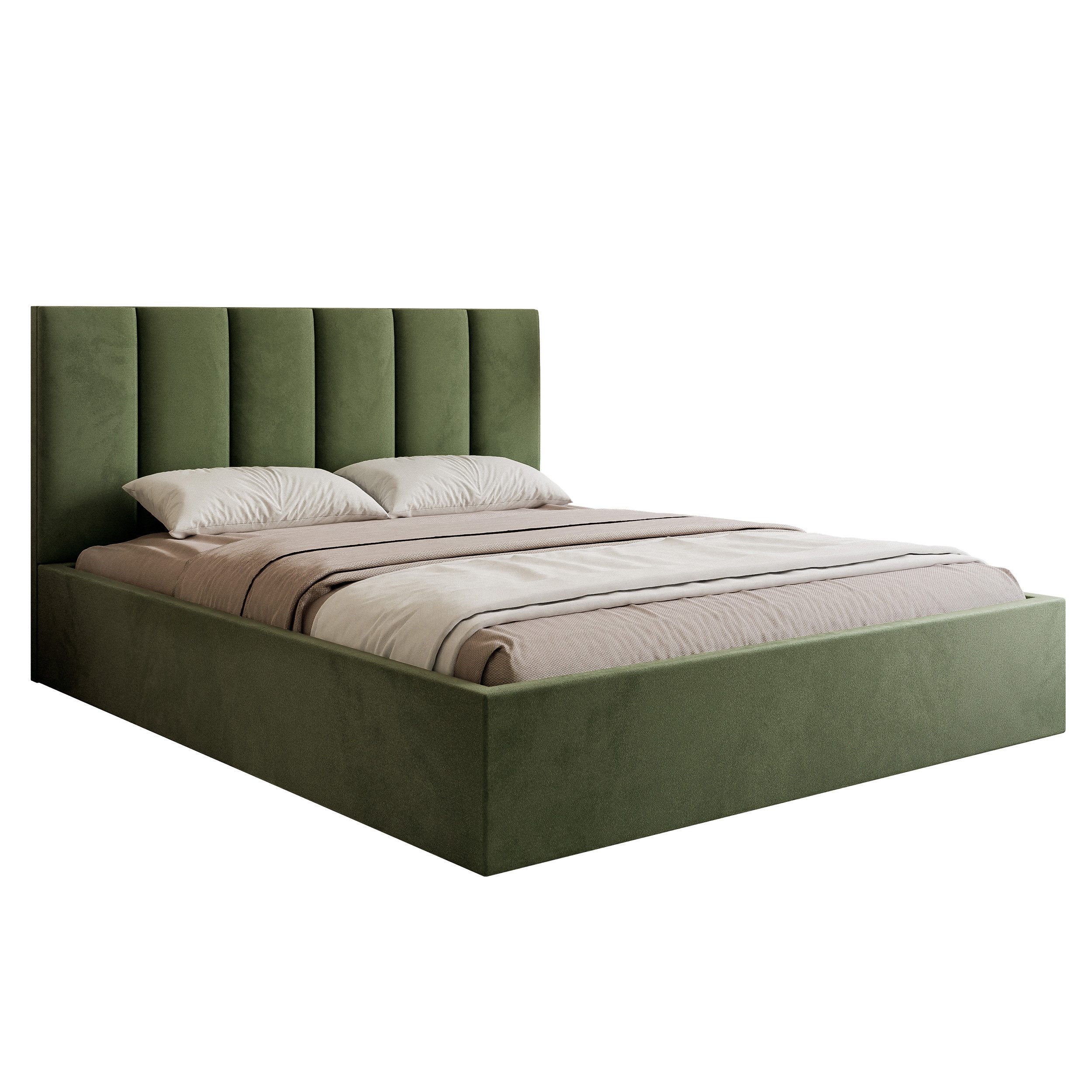 Goldstoff Polsterbett Polsterbett mit Stauraum und günstig online kaufen