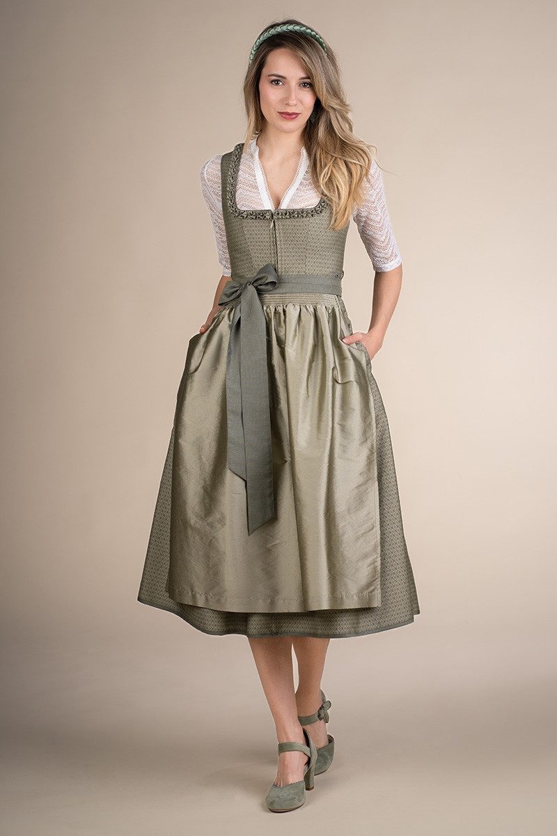 MarJo Dirndl Midi Dirndl 2tlg. - ELCHINGEN - wasabi