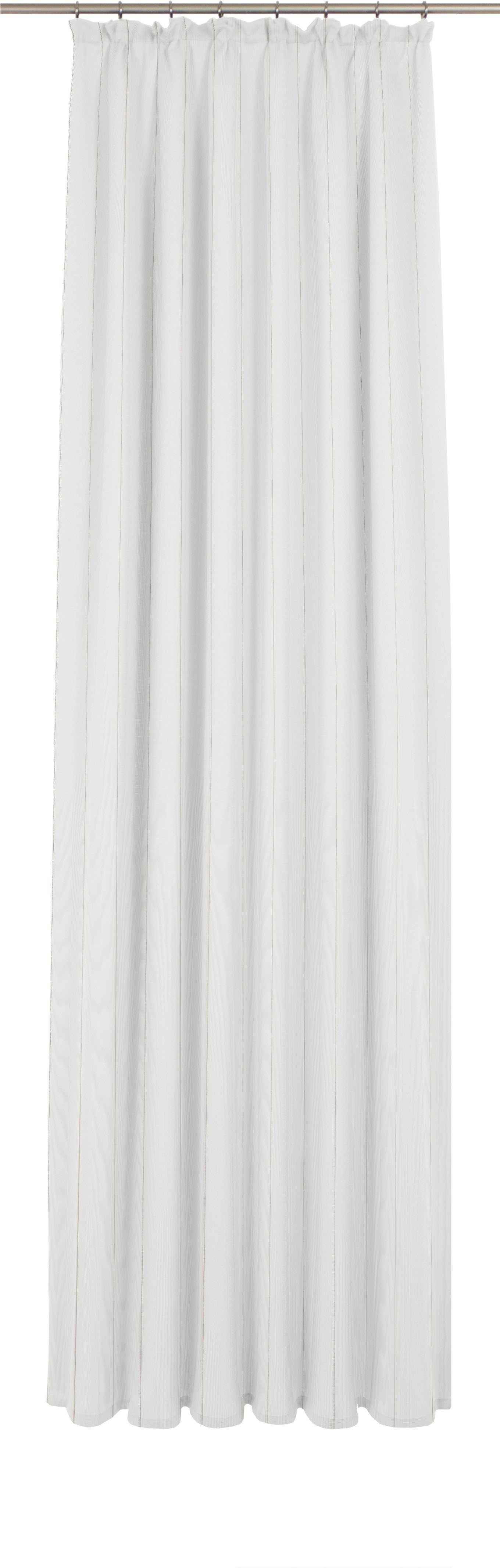 Wirth Gardine Chiara (1 St), Faltenband, halbtransparent, Jacquard