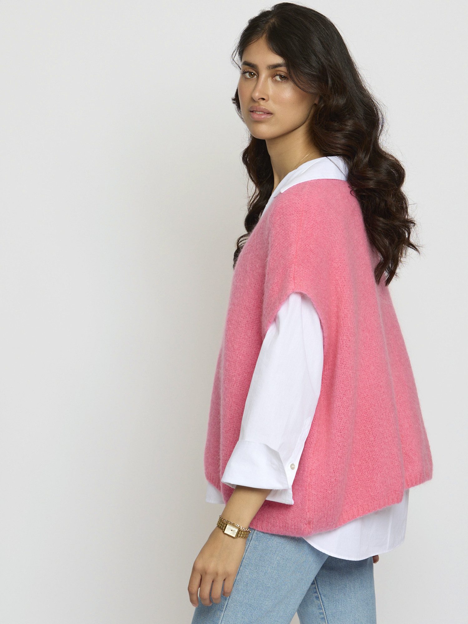 Lilavie Strickweste Ninaa One Size Oversize günstig online kaufen