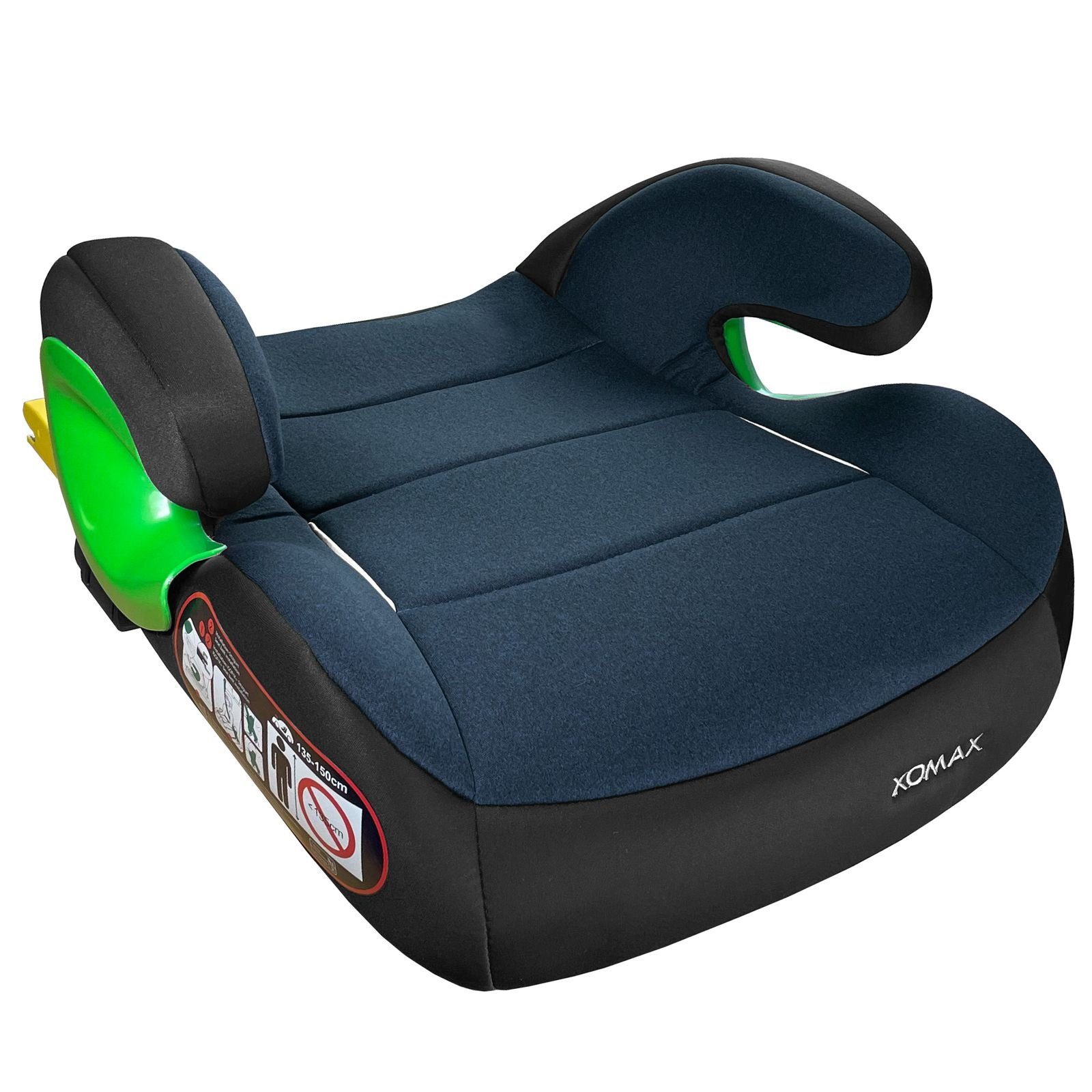 XOMAX Autokindersitz Alvaro, bis: 12, (Alvaro), mit ISOFIX für Gruppe 2/3 mit bequemen Armlehnen und ECE 8 Zeichen